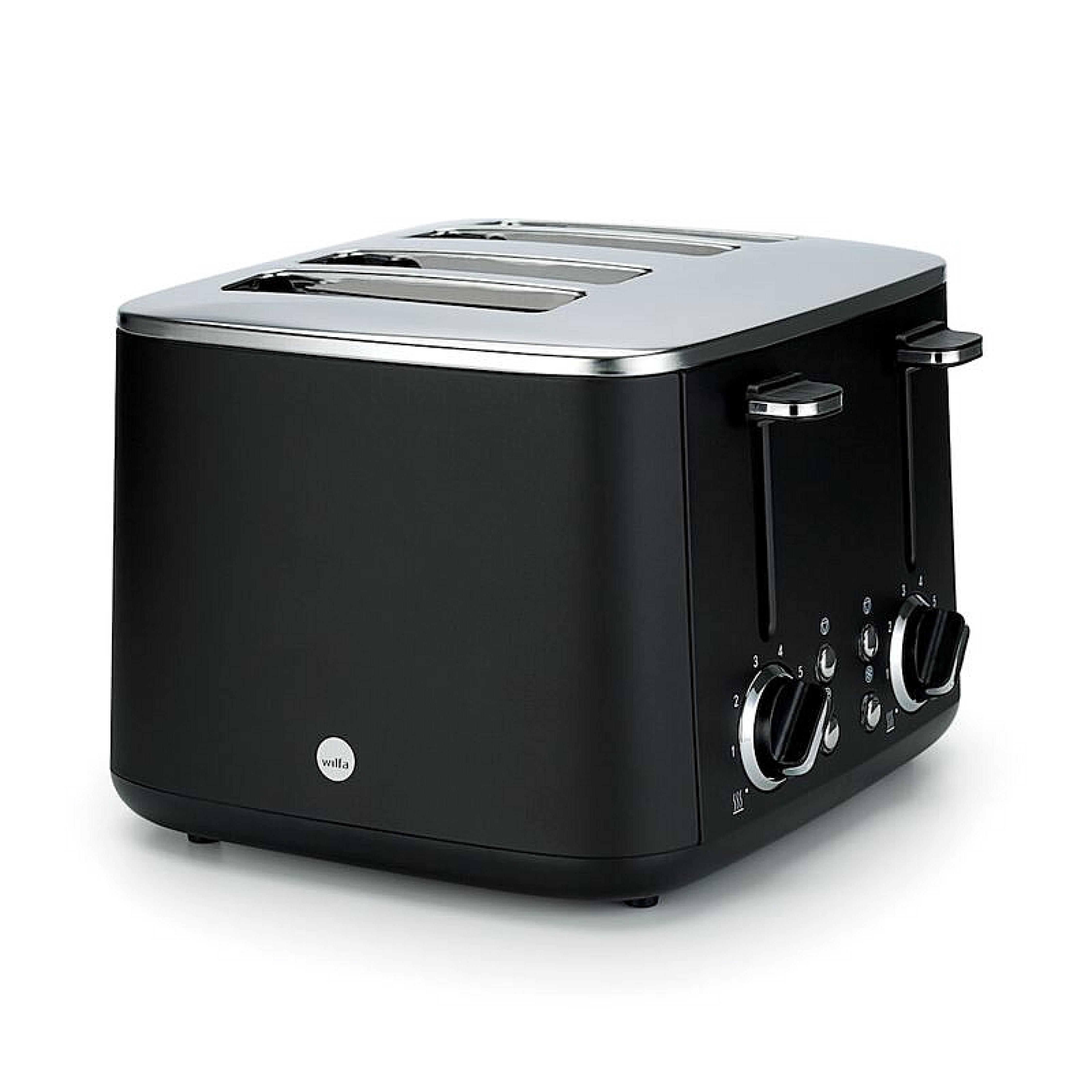 WILFA Toaster FAMILY, 4 Scheiben, TO4B-1600, schwarz