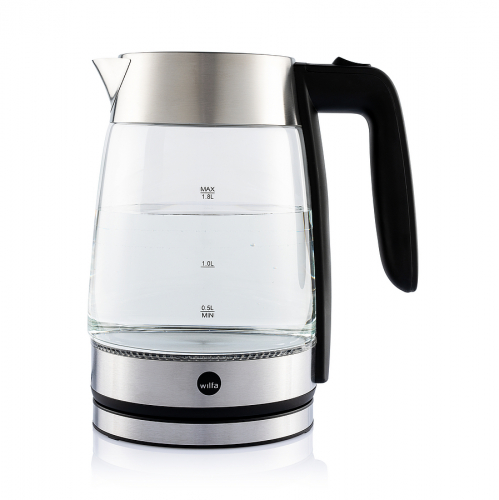 WILFA Wasserkocher PURE BOIL 2200W, 1.8L, Silber