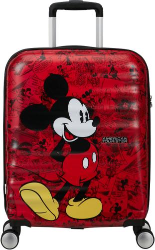 AMERICAN TOURISTER Wavebreaker Disney Spinner 55/20 TSA DISNEY FL Mickey Comics Red