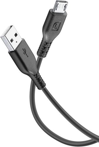 CELLULARLINE Usb Data Cable 0,6 M Microusb Black