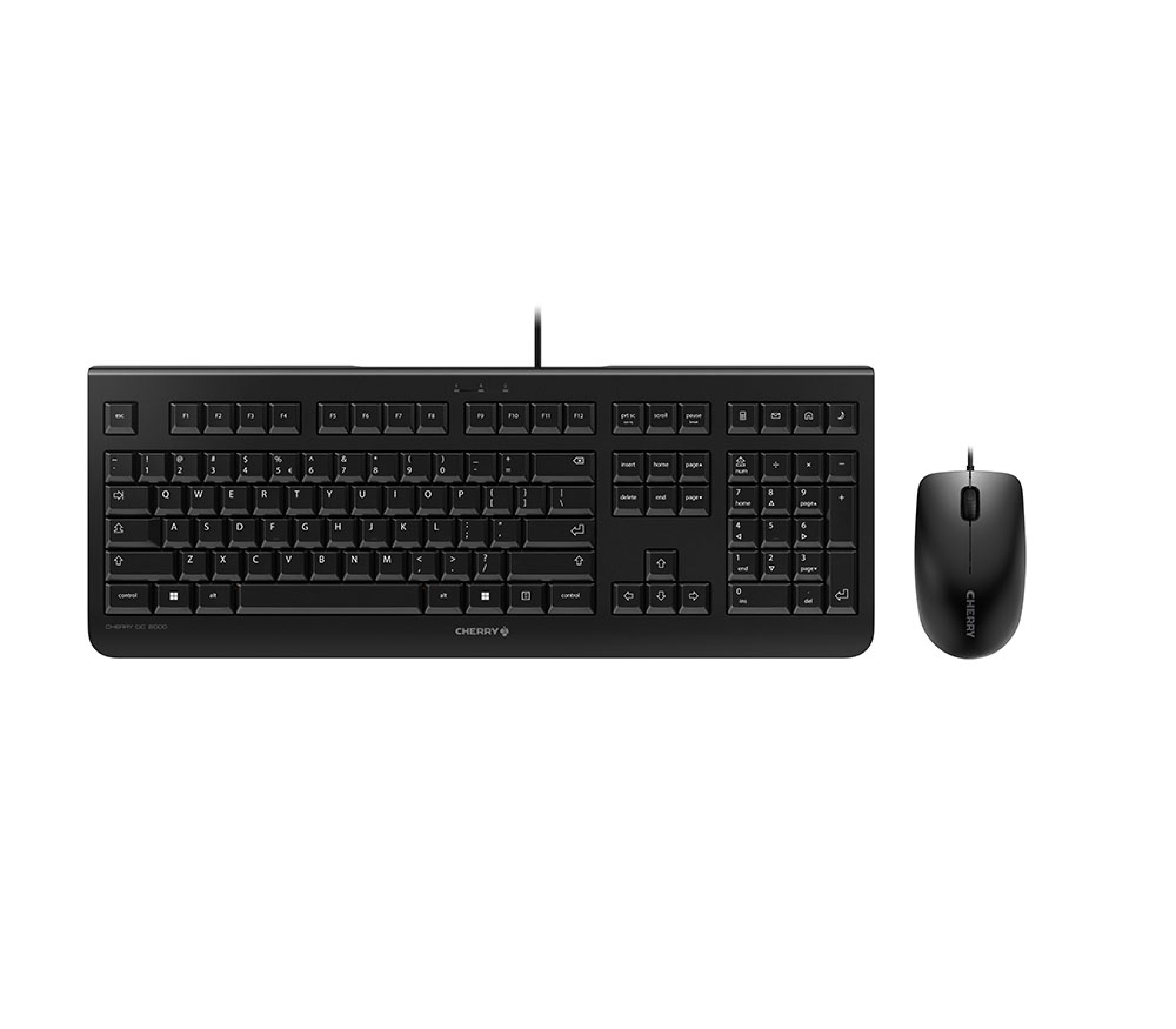 CHERRY DC2000 Maus&Tastatur Wired EU schwarz