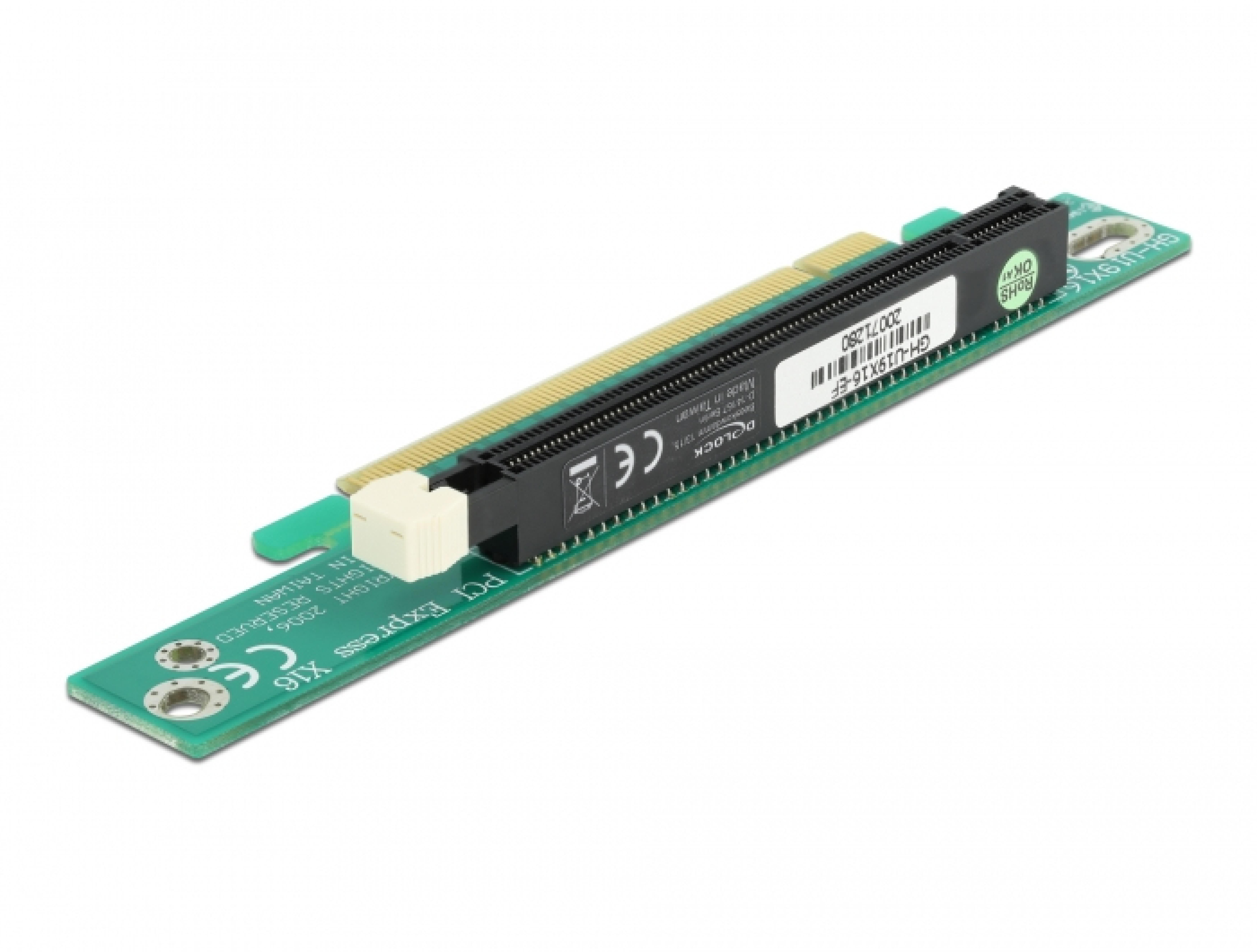 DELOCK Riser Card PCIe x16 -> x16 90° Winkel