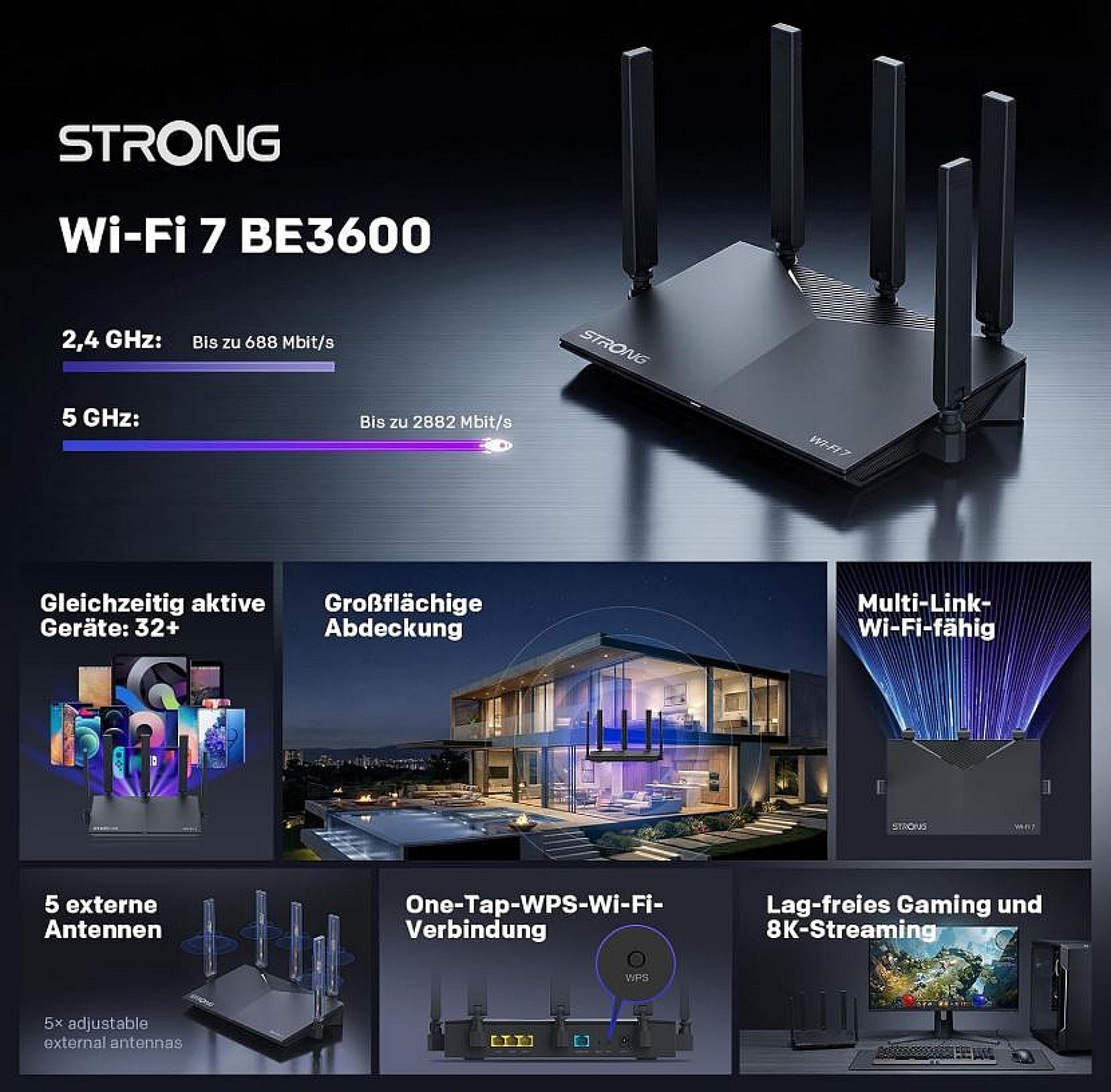 STRONG WI-FI 7 DUAL-BAND-ROUTER