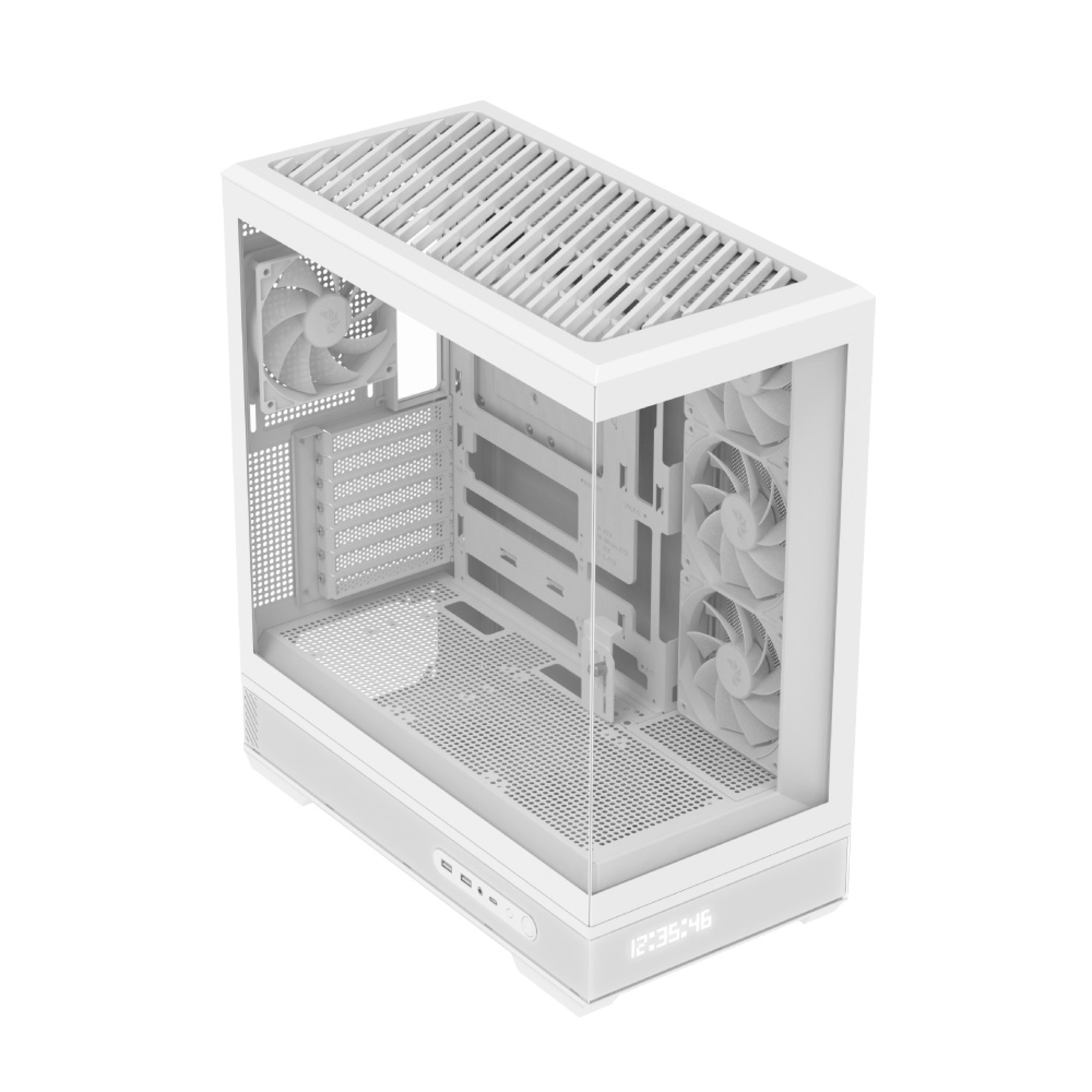 AeroCool Geh Midi P500B-Digi White ARGB ACCS-P500B-DIGI-002