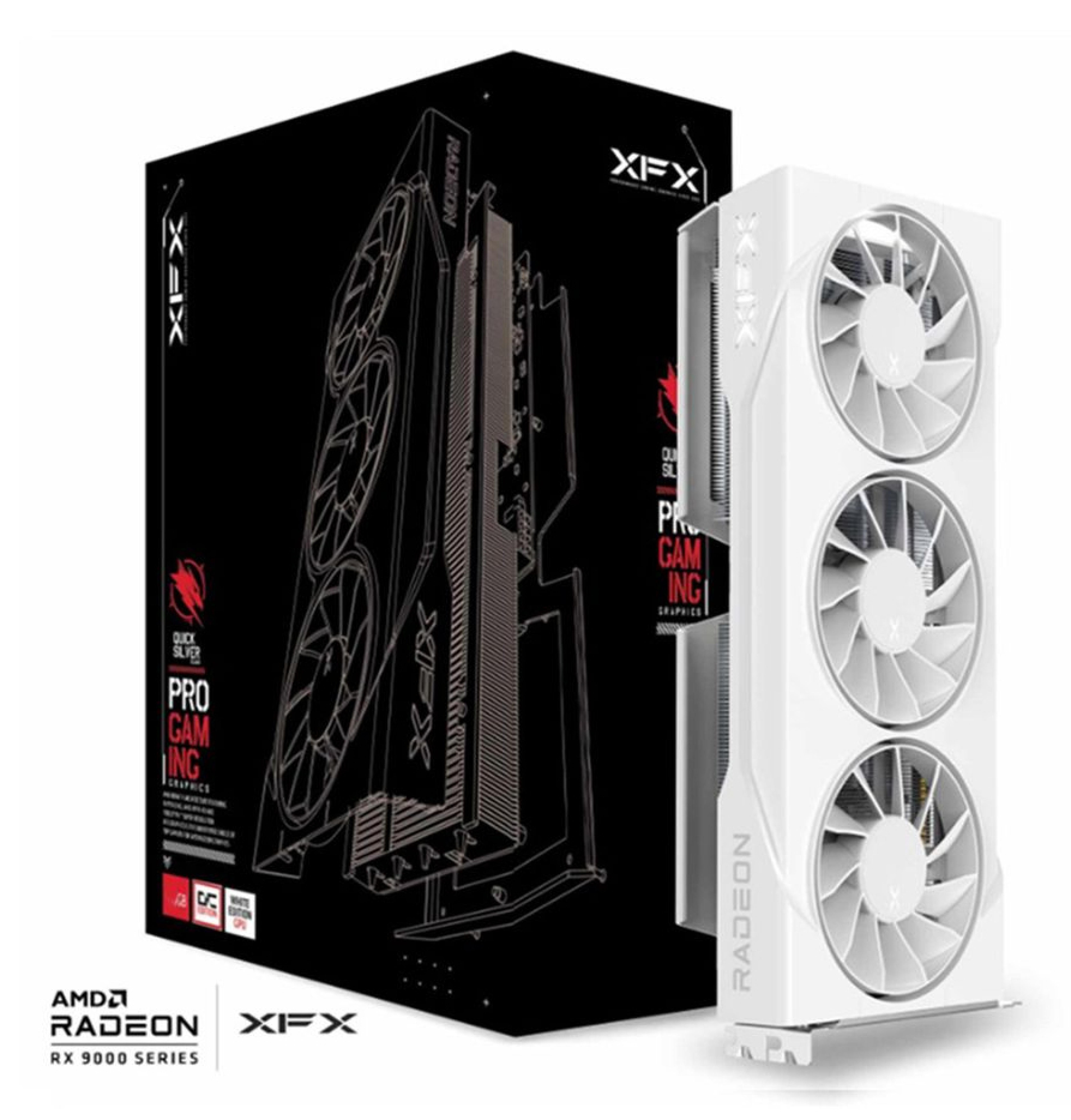 XFX RX 9060XT Swift Triple Fan OC White 16GB GDDR6