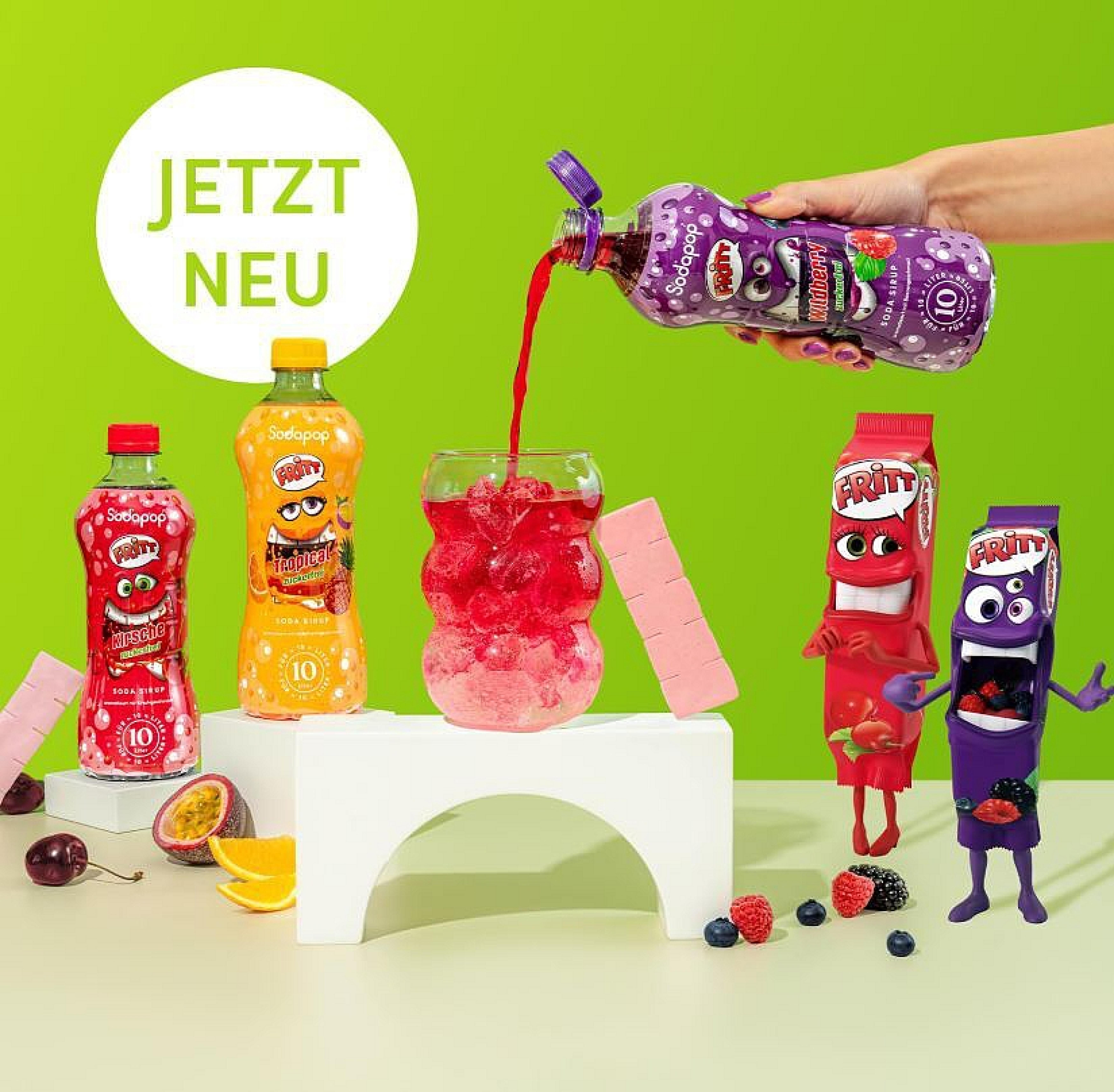 SODAPOP FRITT Sirup 3er Set (je 1 Flasche)