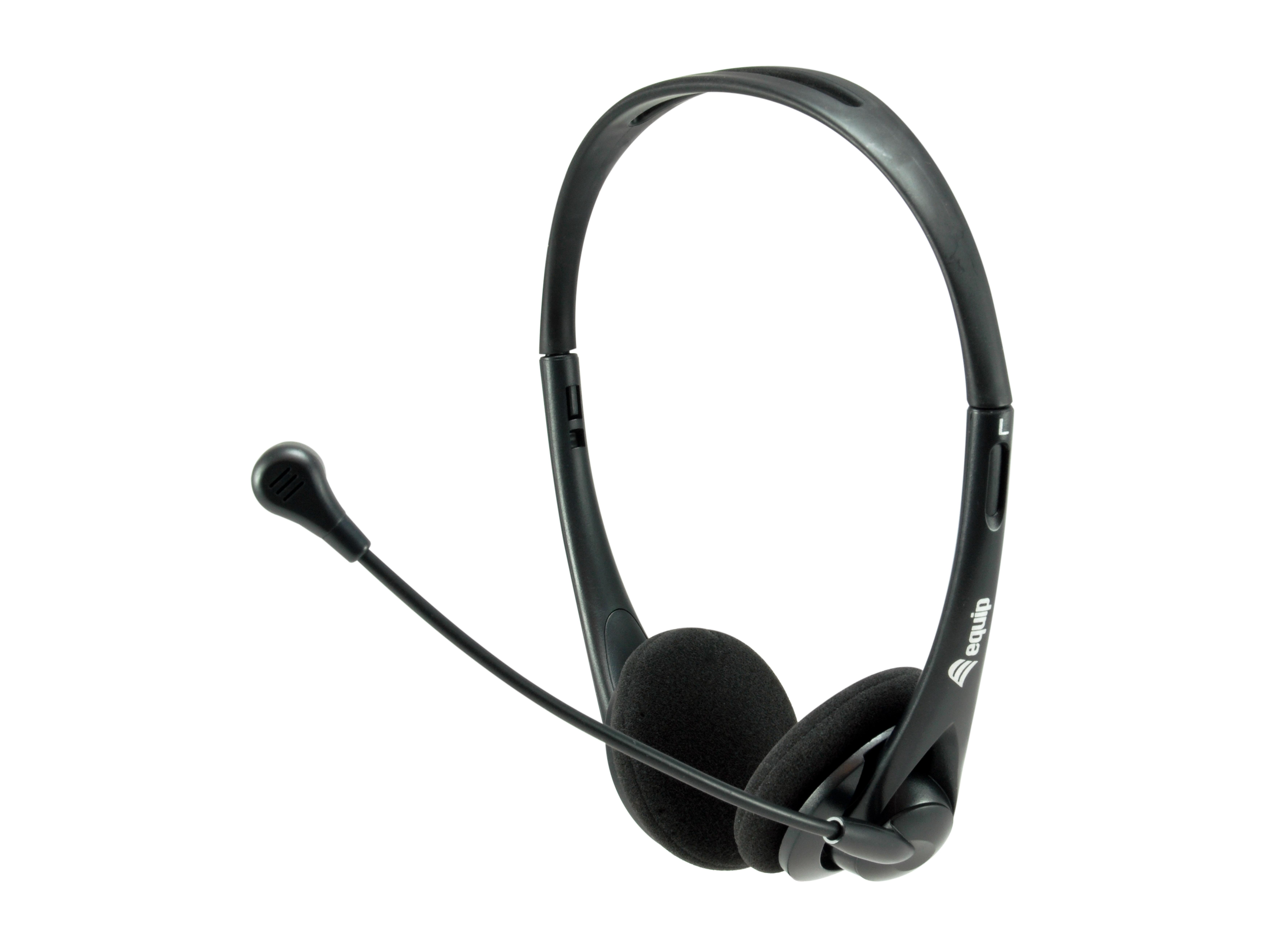Equip Stereo-Headset Wired mit Mikro 3,5mm 1.80m schwarz