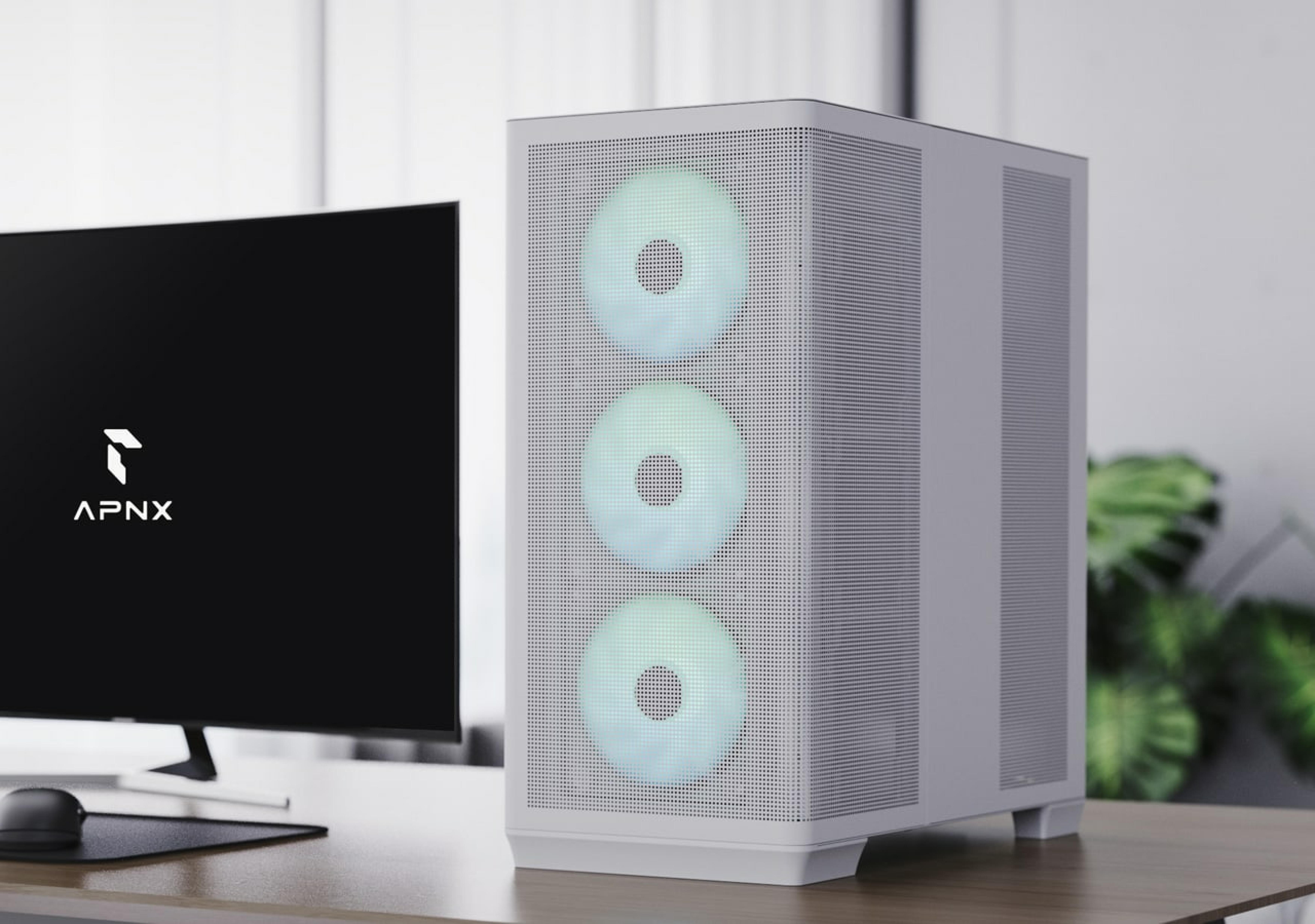 APNX Geh Midi APNX C1 MicroATX/ATX/MiniITX o.N. (white)