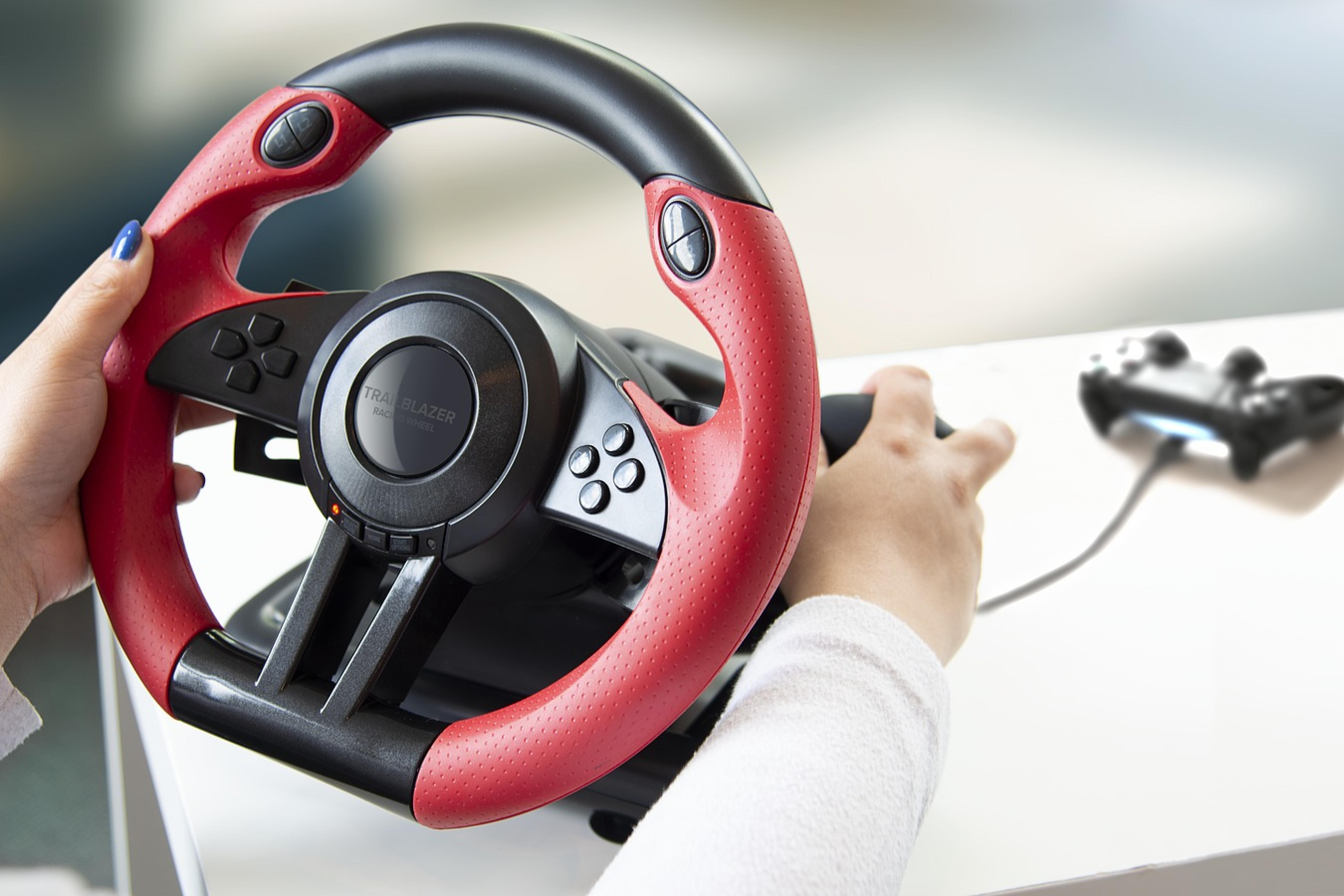 SPEEDLINK TRAILBLAZER Racing Wheel for PC/PS4/Xbox Series X/S/One/Switch 2/Switch/OLED, black