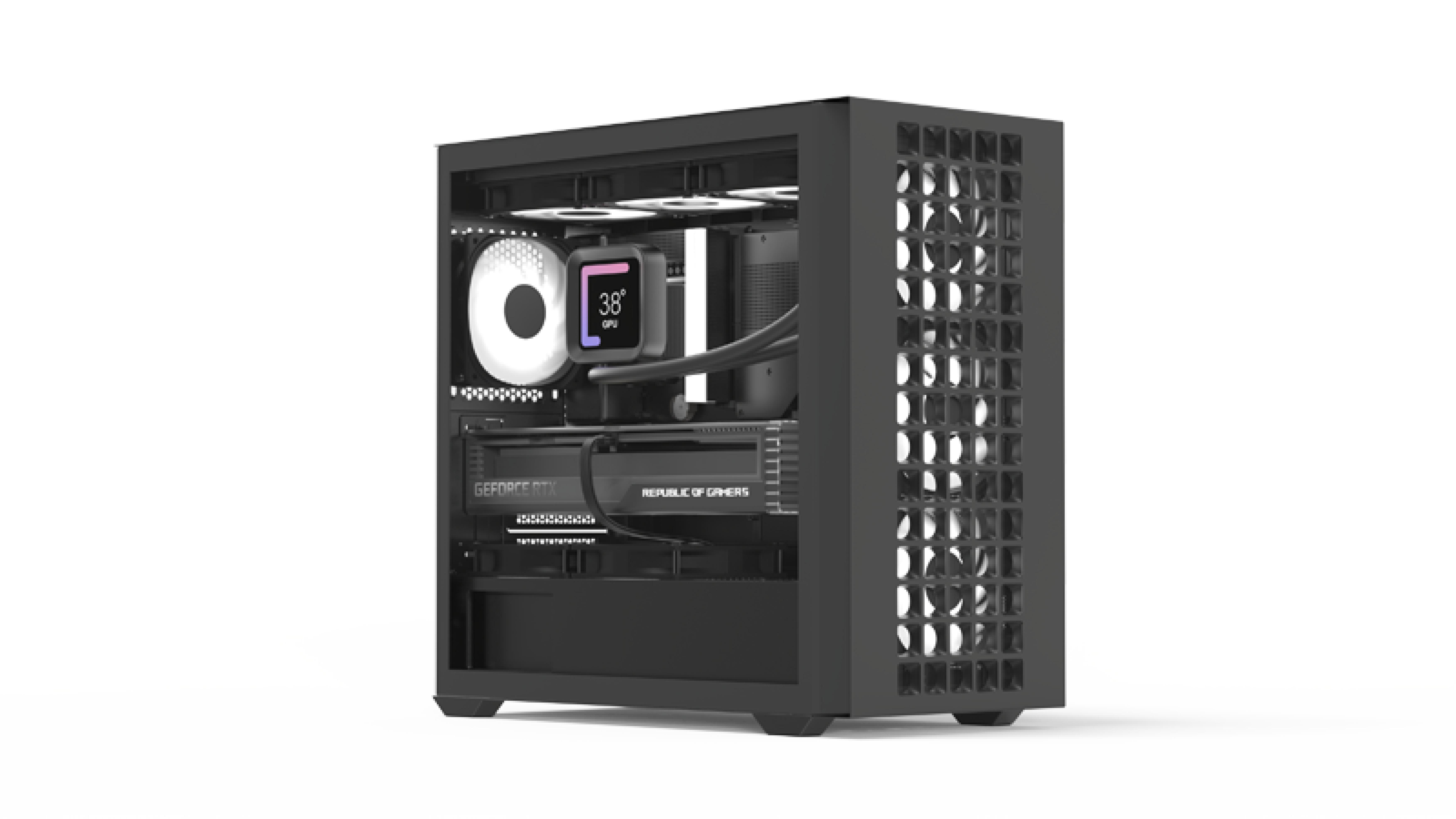 AeroCool Geh Mini D302A-G-BK-V1 (B/Mesh/Micro-ATX)