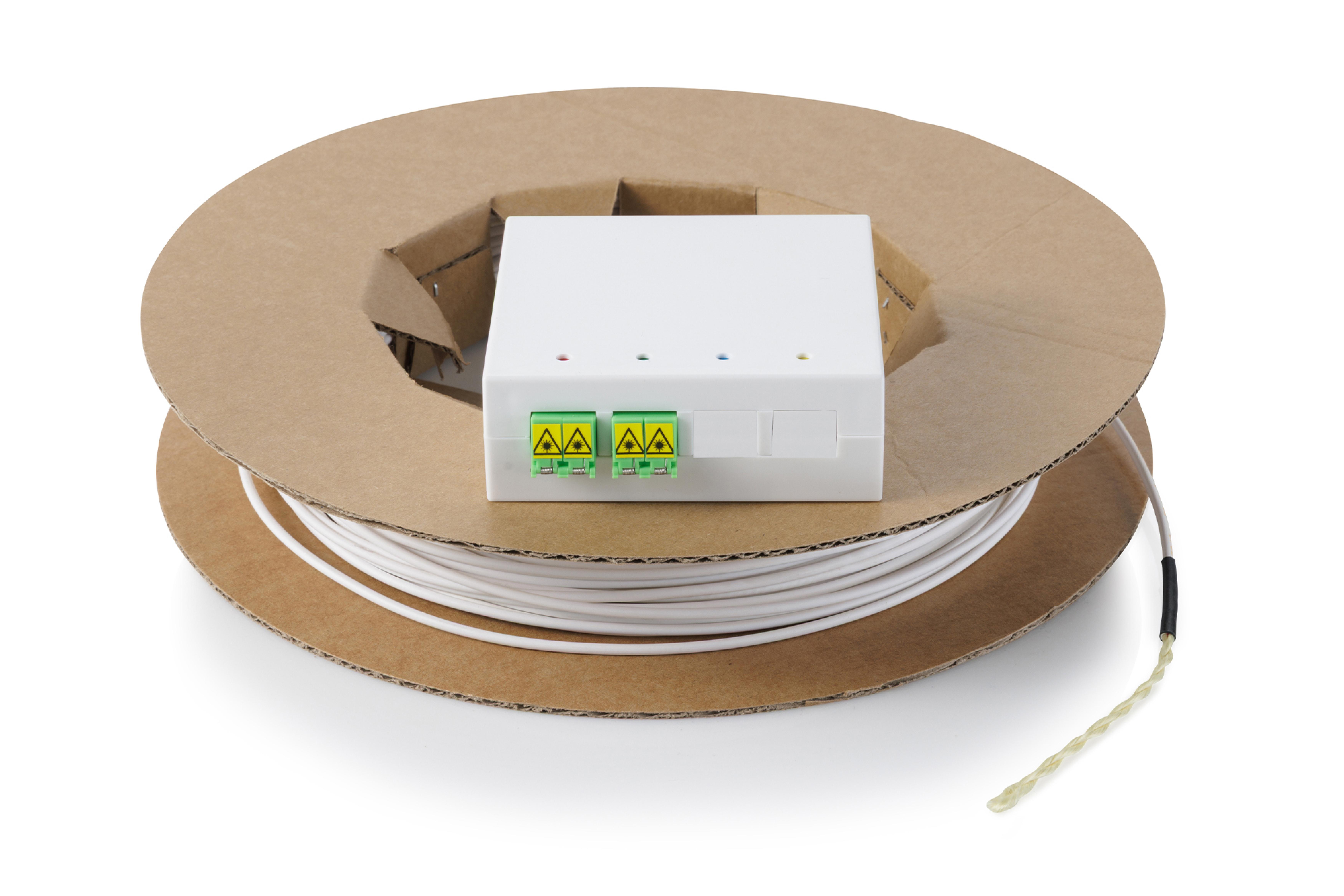 DIGITUS FTTX Installationskit LC/APC 50.00 m 4-Faser