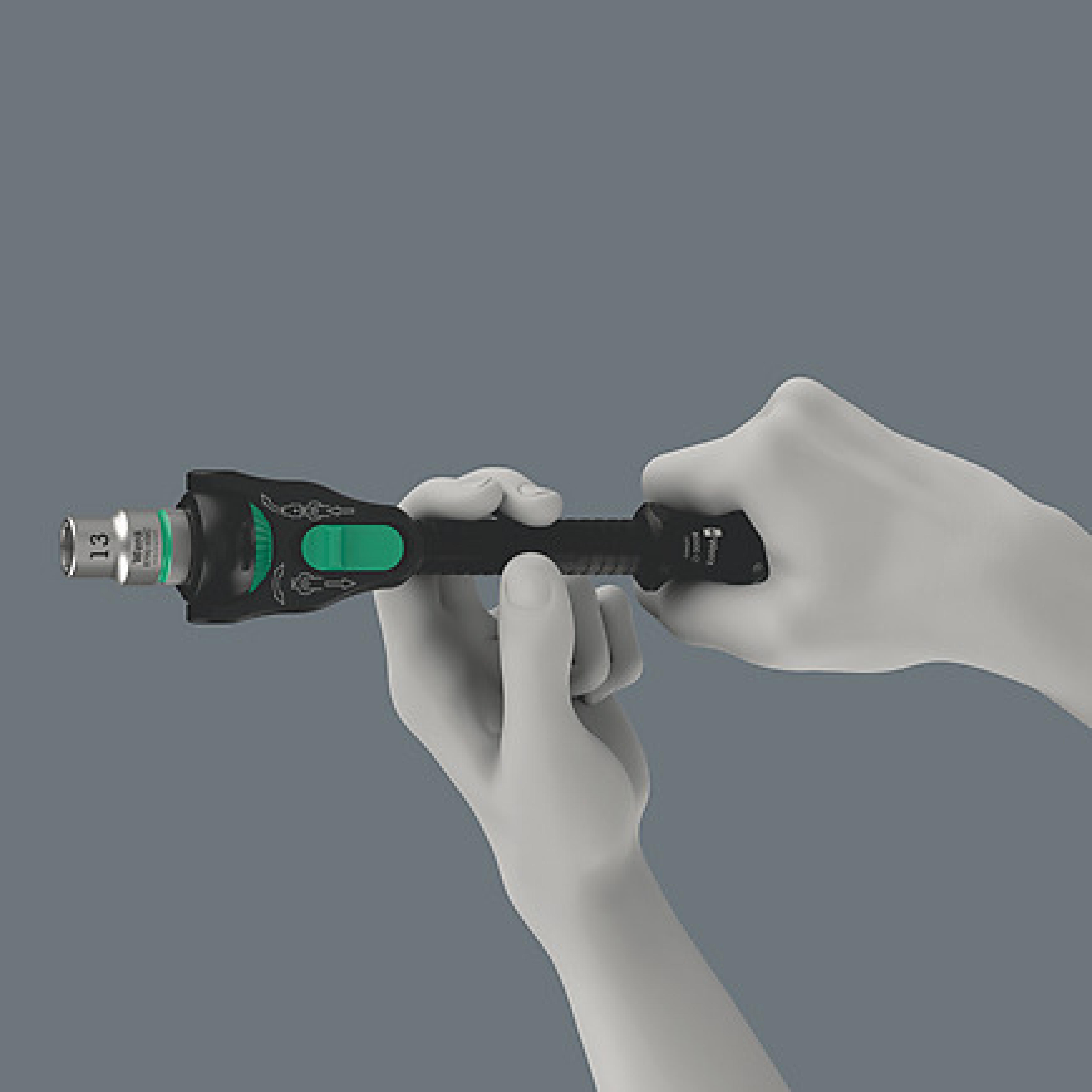 Wera 8000C Limited Edition Zyklop Speedknarre m 1/2" Antrieb