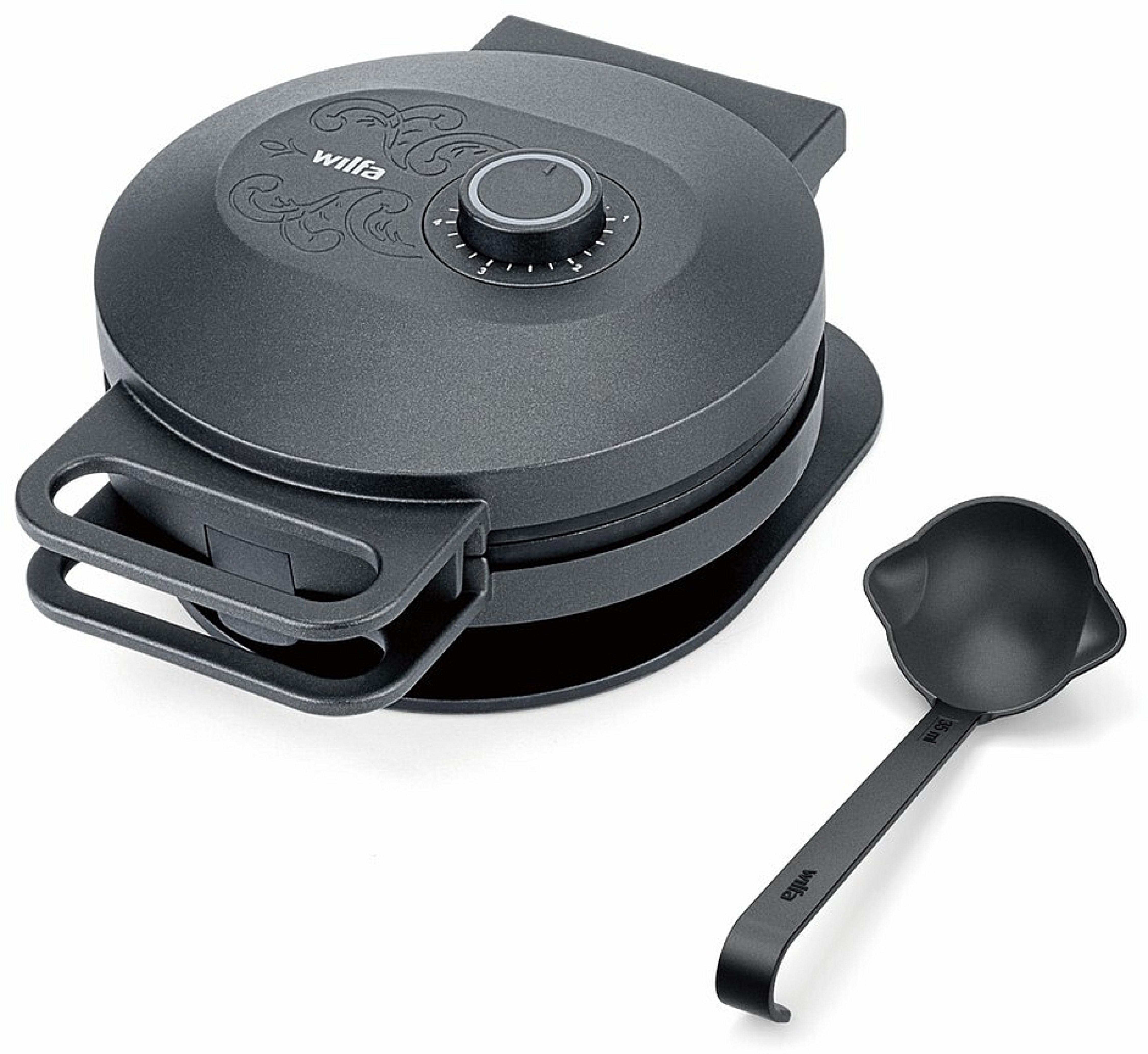 WILFA Waffeleisen SAGA Østerdal Hörnchenwaffel, 1000W CC2B-1000, schwarz