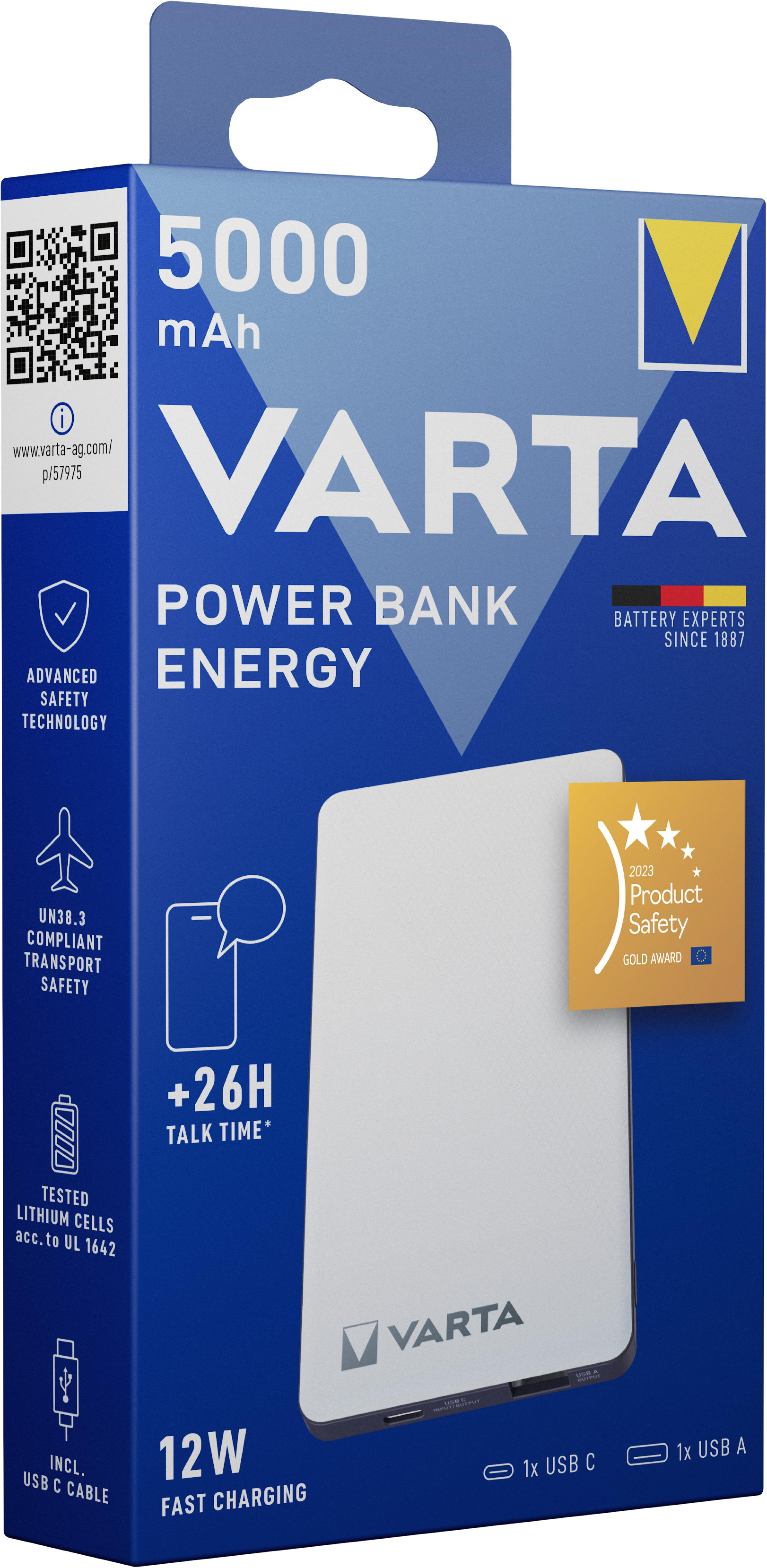 Varta Powerbank Energy 5000mAh