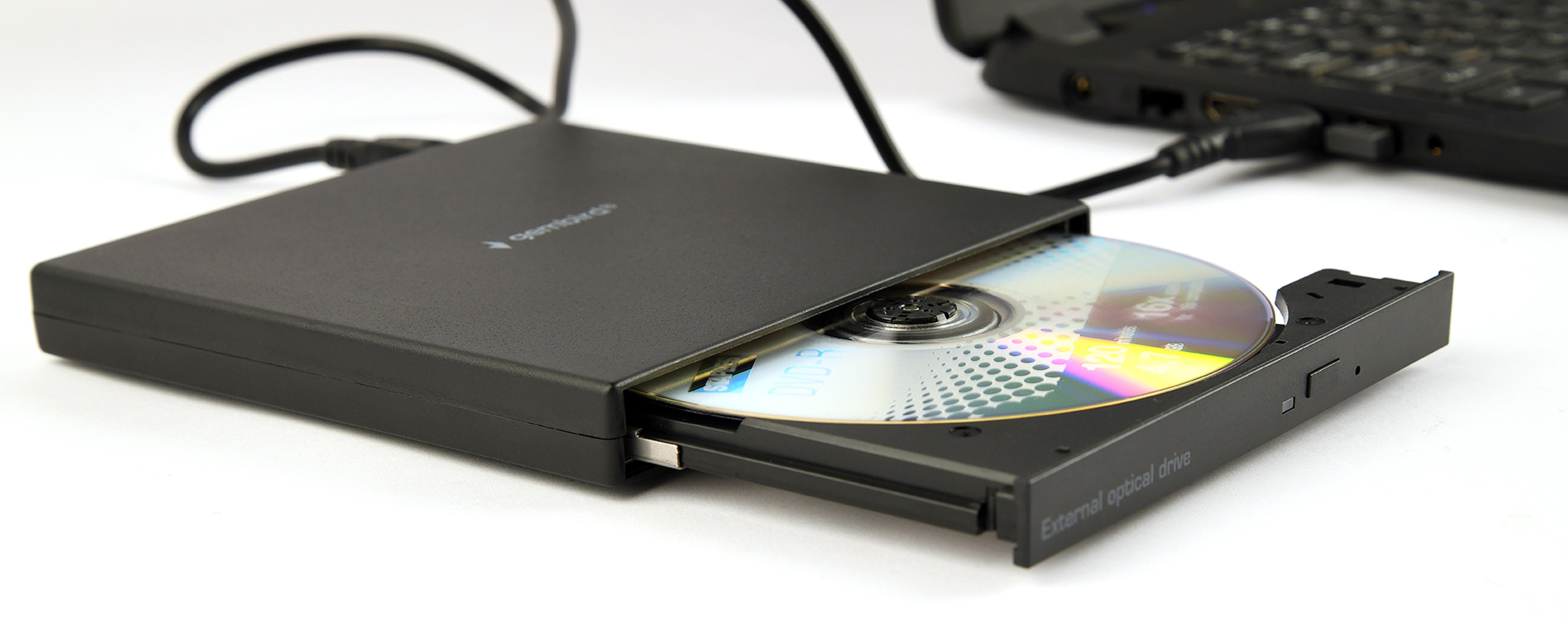 gembird DVW EXT SLIM DVD-USB-04 black USB2.0 DVD8x CD24x