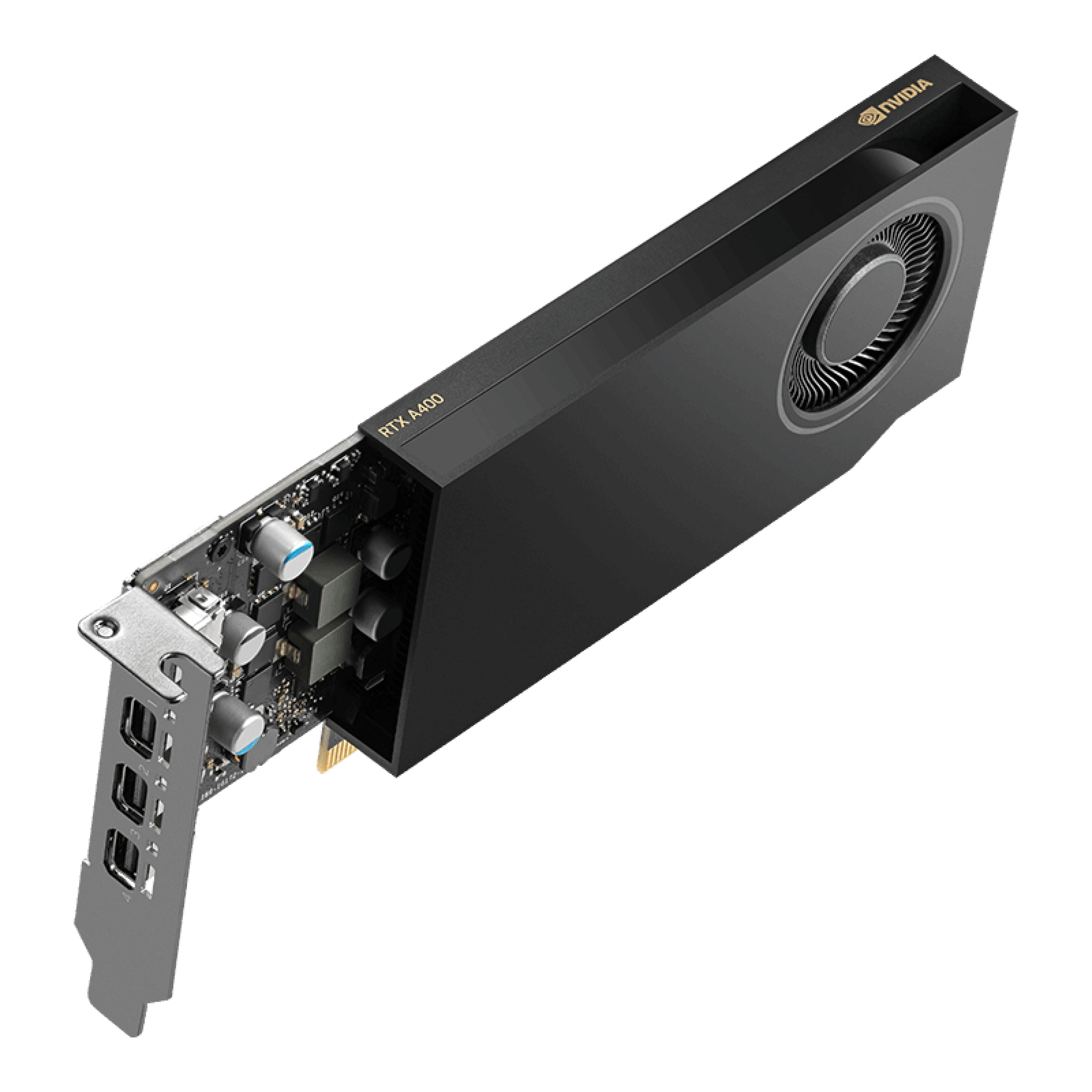 PNY Quadro A400 (Power Limited) 4GB GDDR6 4xmDP LP