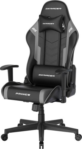DXRACER Prince Gaming Chair Regular L, PVC, schwarz grau