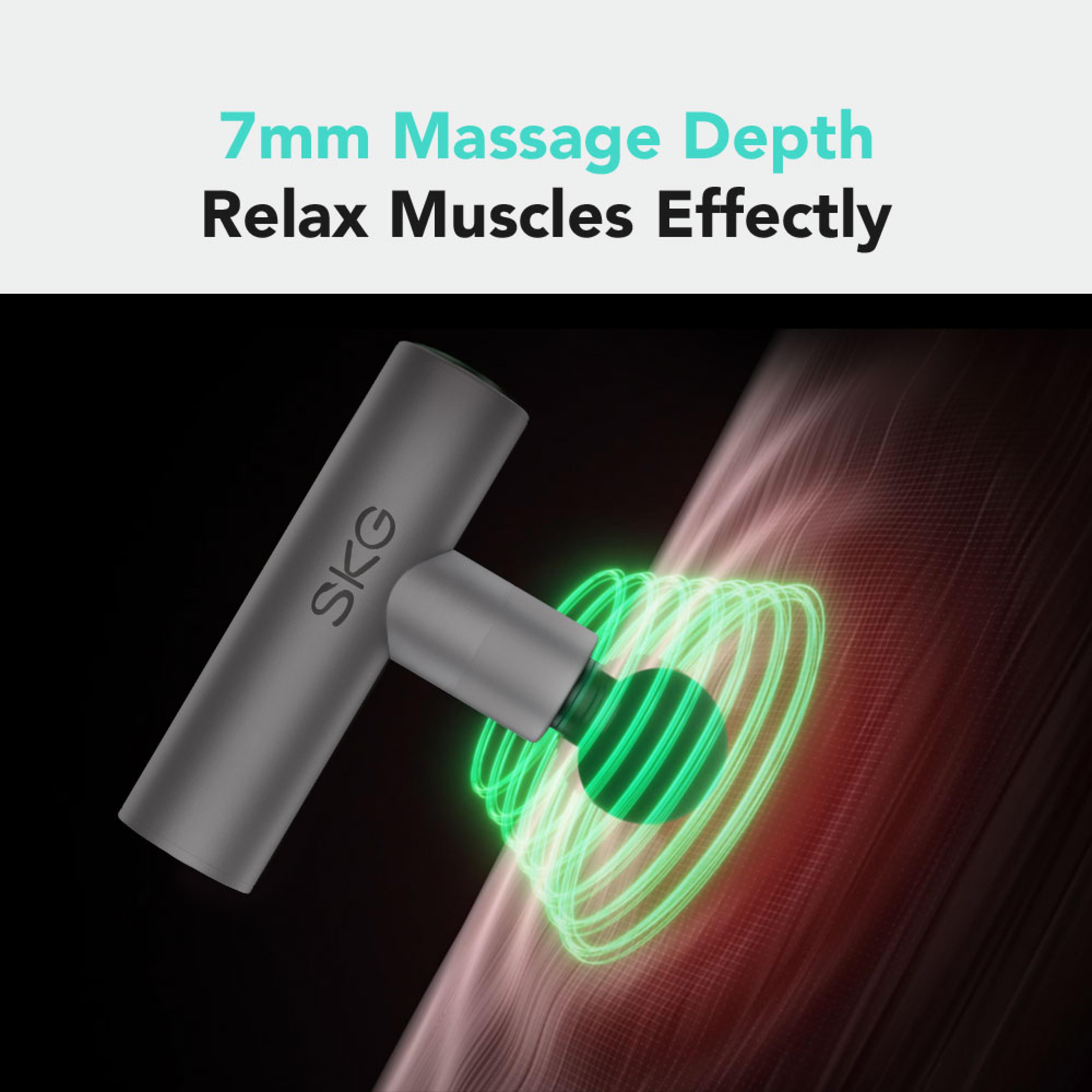 SKG F3-Lite Massage Gun - Kompakte Massagepistole