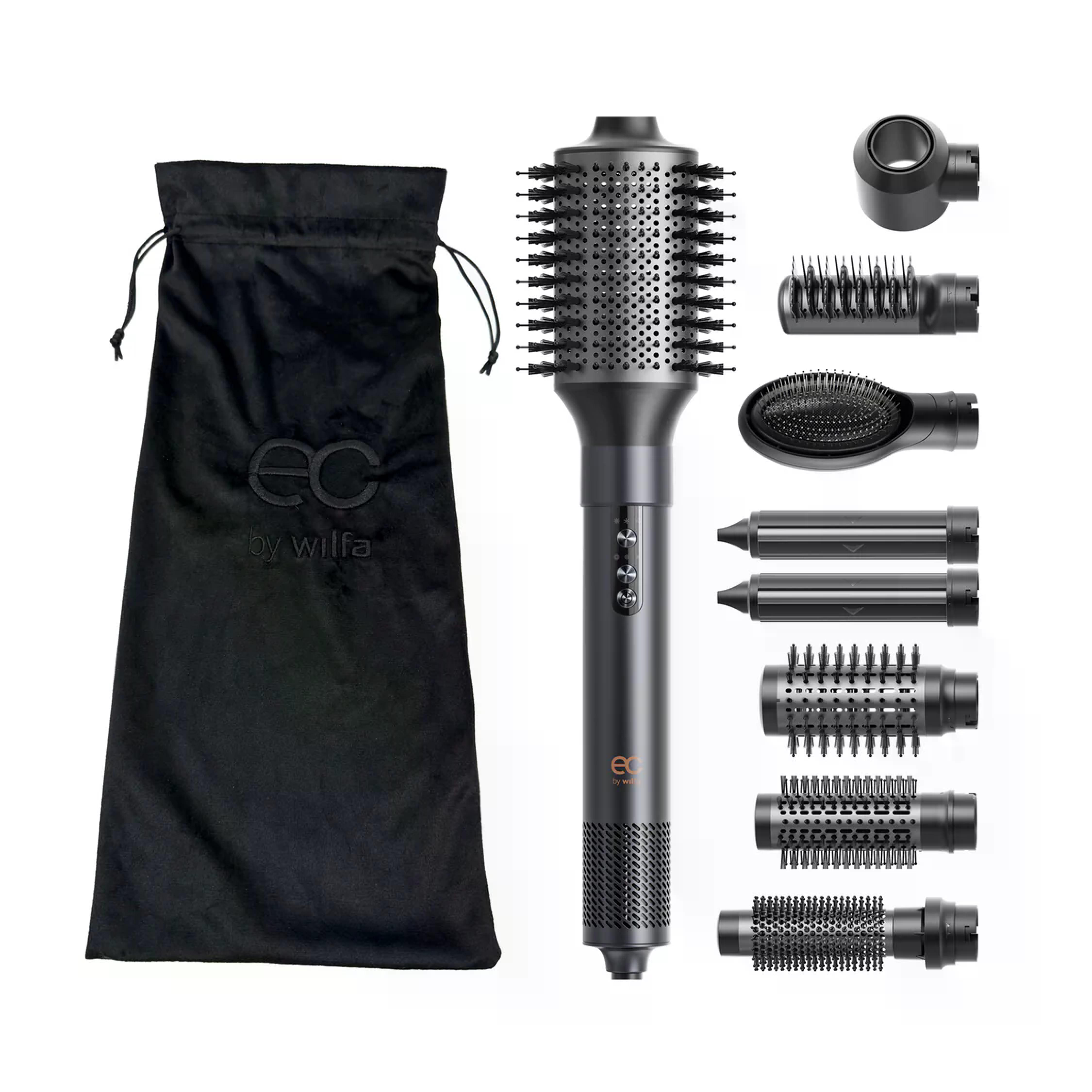 EC BY WILFA Haartrockner AIRLUSH 9-in-1 Multistyler, MS1G-M1500, anthrazit