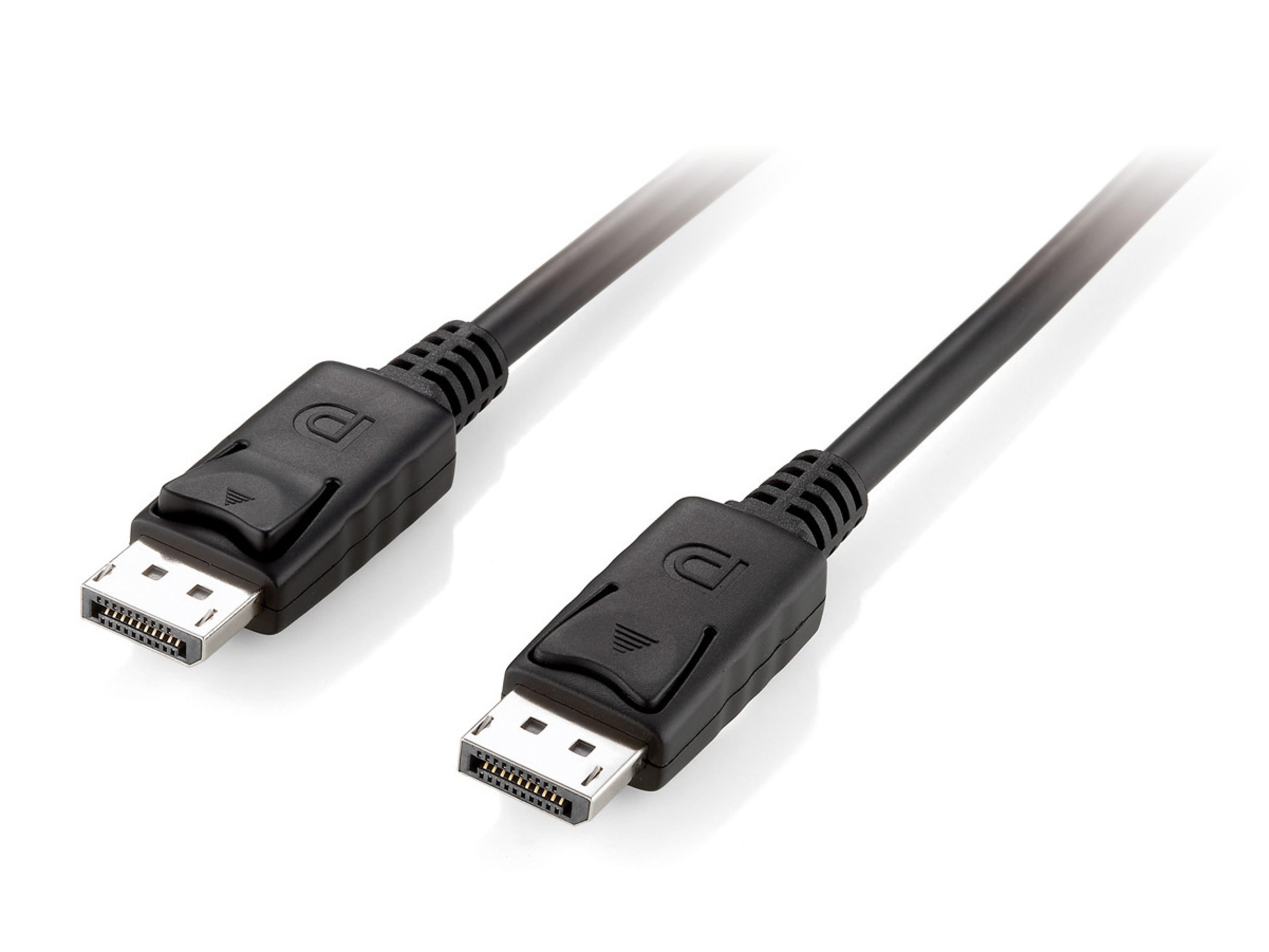 Equip DisplayPort 1.2 4K/60Hz St/St 2.00m schwarz Polybeute