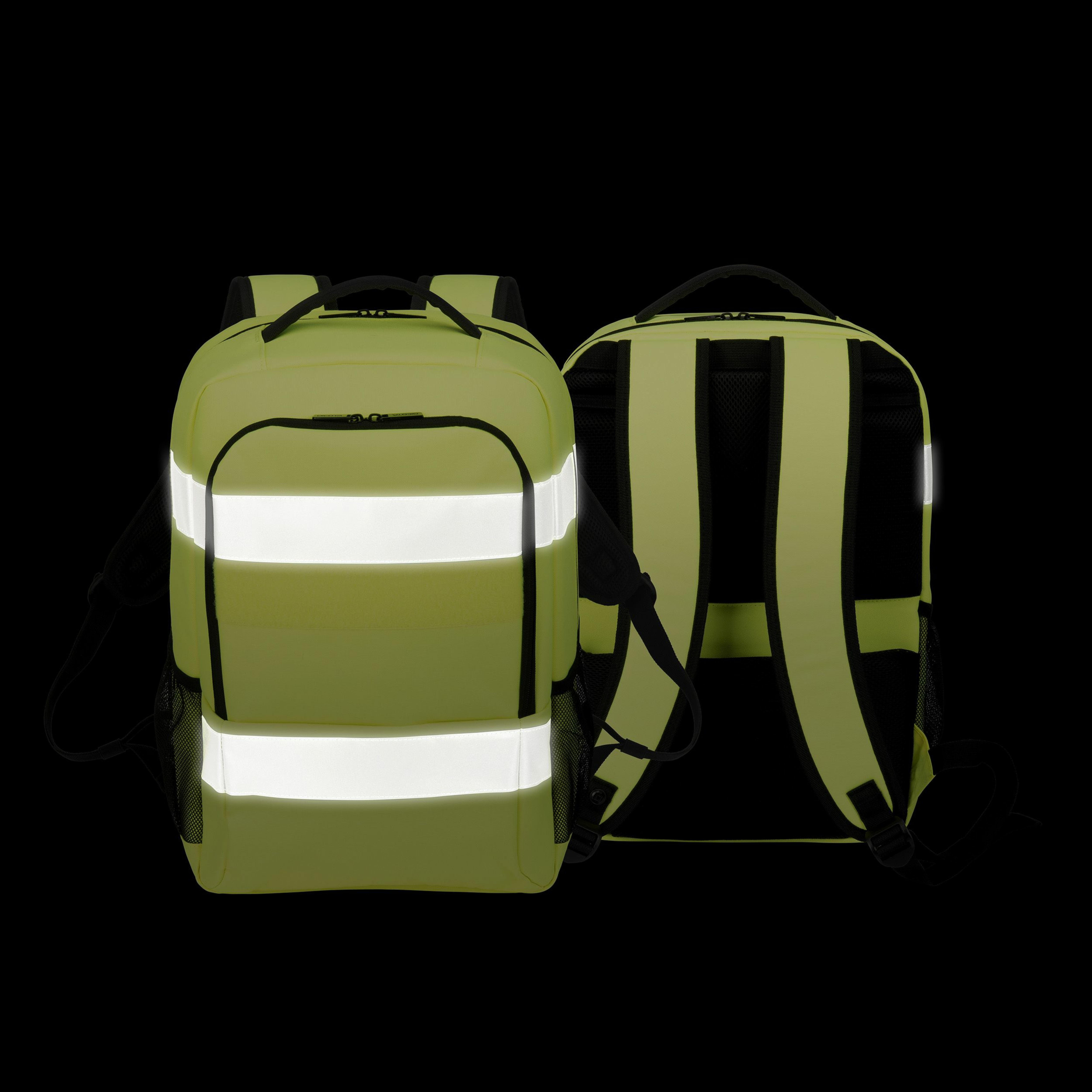 Dicota Backpack HI-VIS Base 24 litre yellow