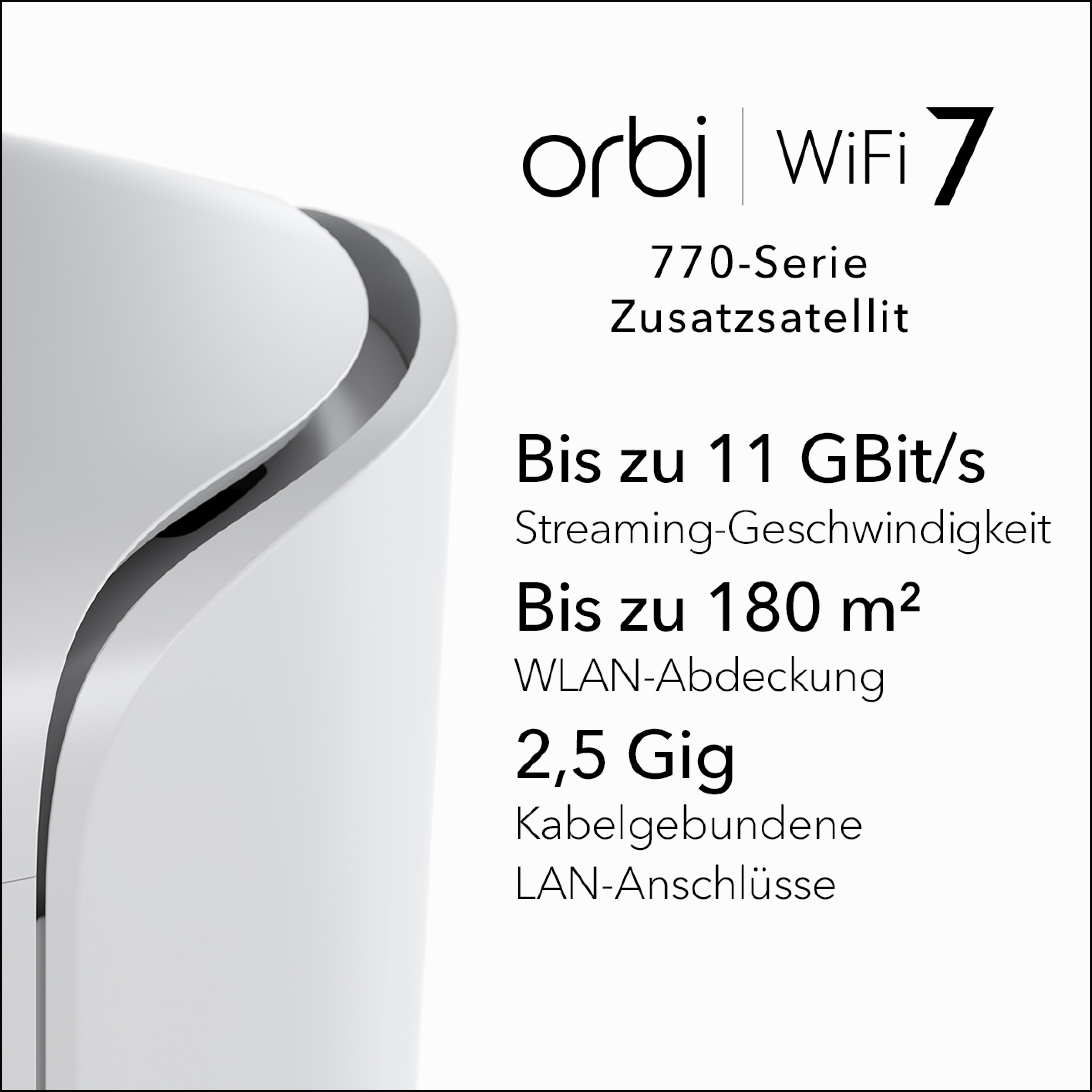 NETGEAR ORBI7 TB WIFI7 SATELLITE (RBE770)