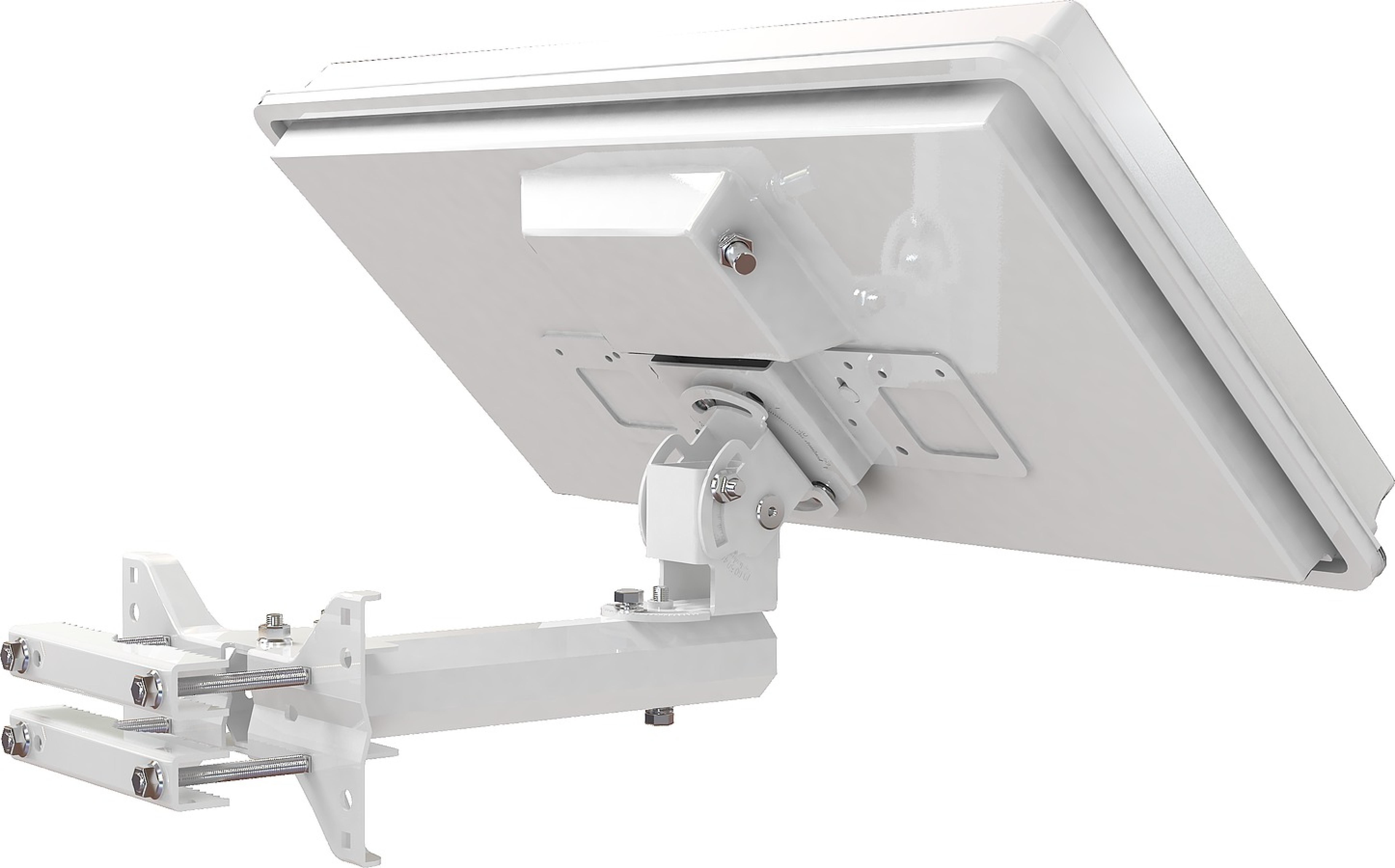 STRONG Flache Satellitenantenne mit integriertem Single LNB für Balkon und Camping
