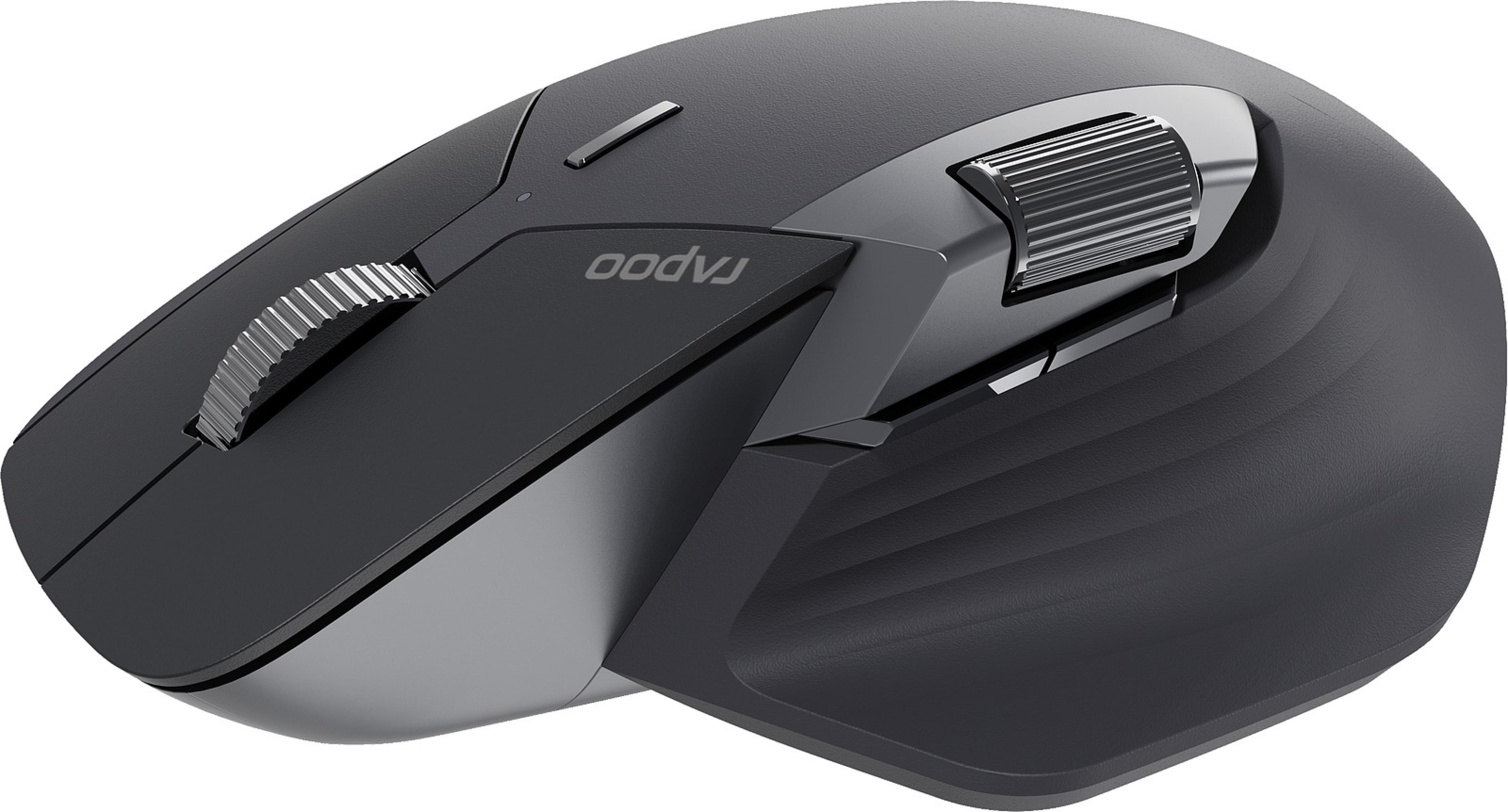 RAPOO MT760L - rechargeable Mouse Wireless, Bluetooth Light Black