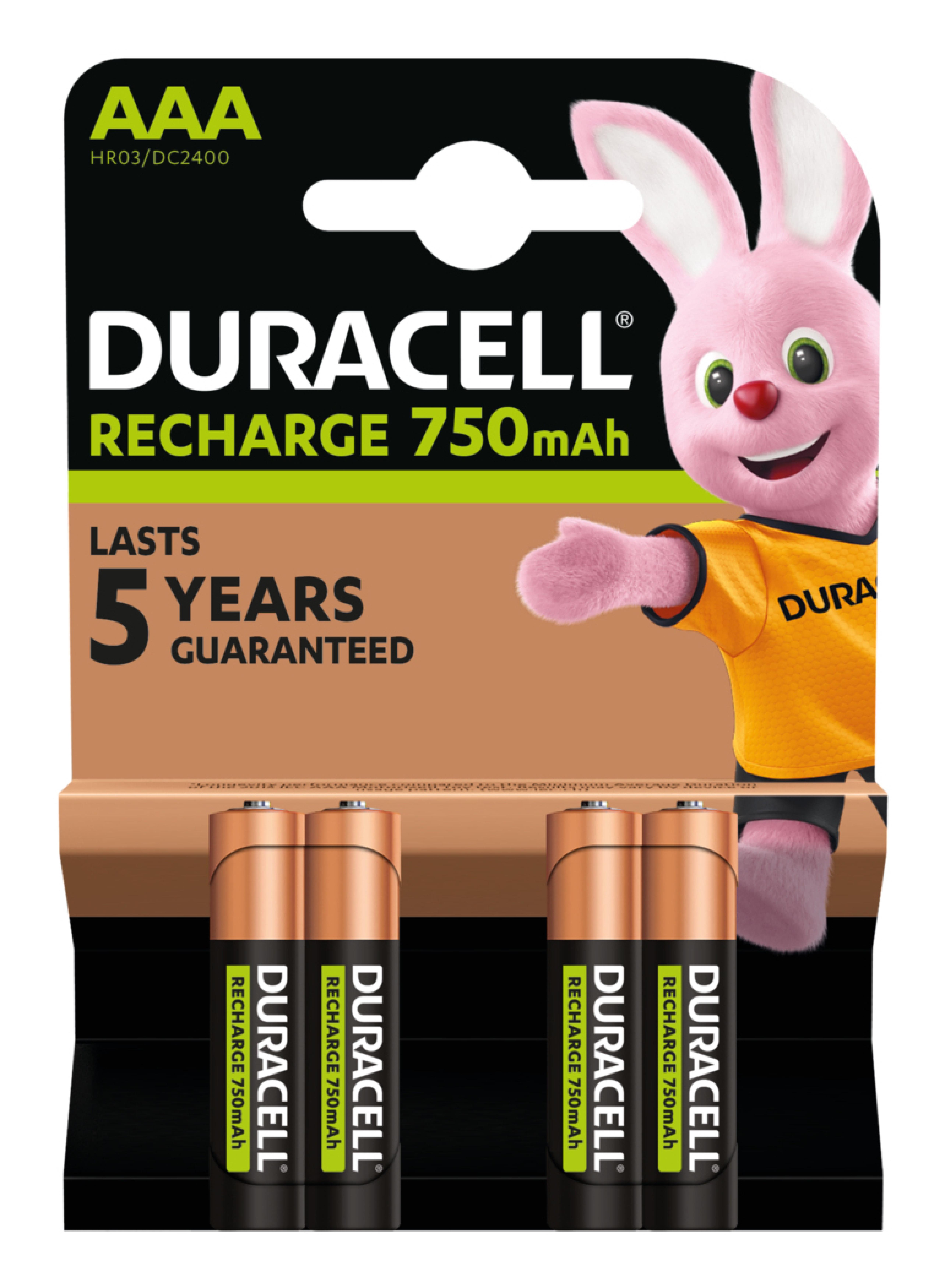 Duracell Akku Recharge AAA HR03 750mAh 4St.