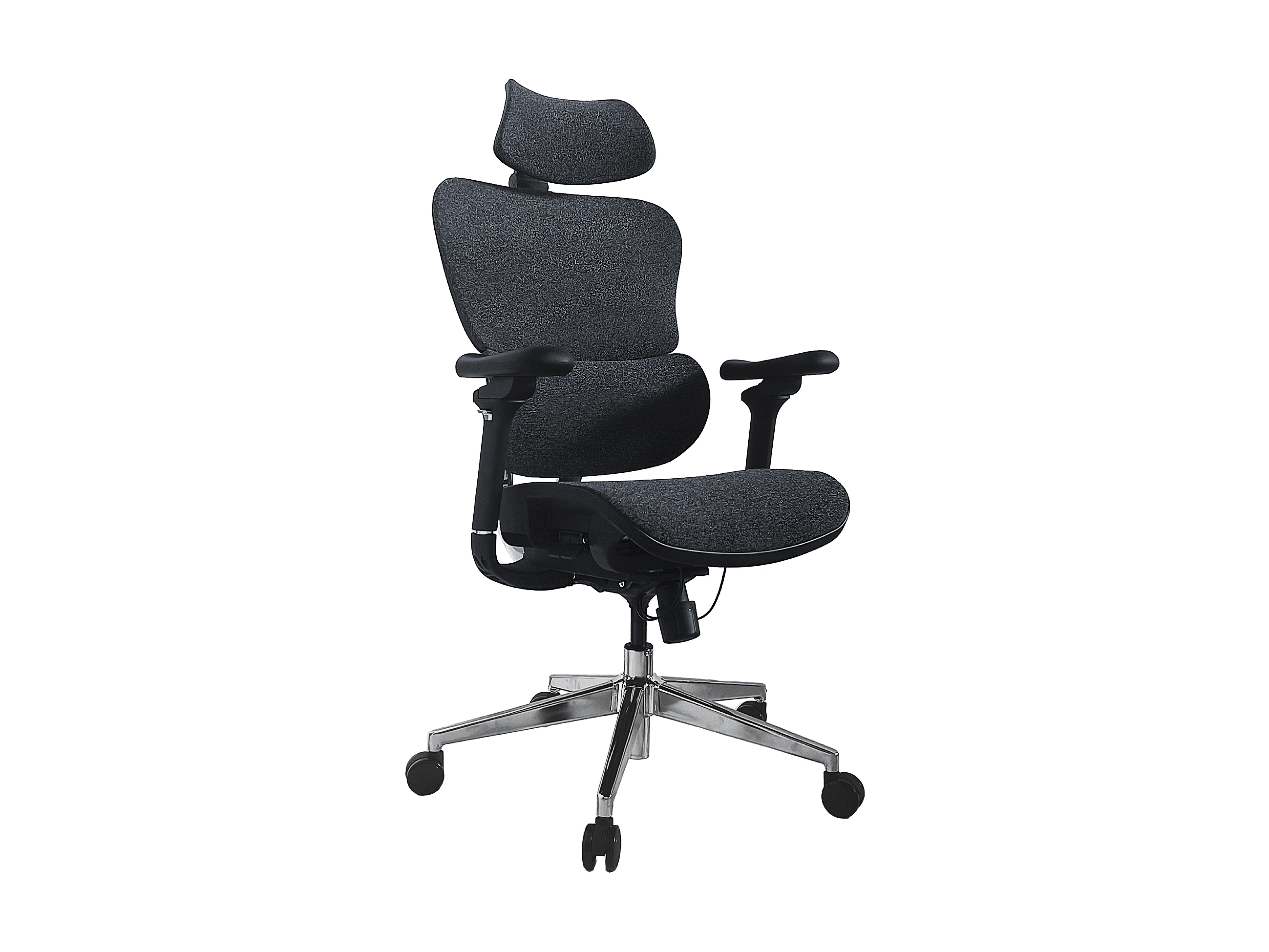 Equip Ergonomischer Buerostuhl+Kopf/Armstuetzen blau/schwarz lite R