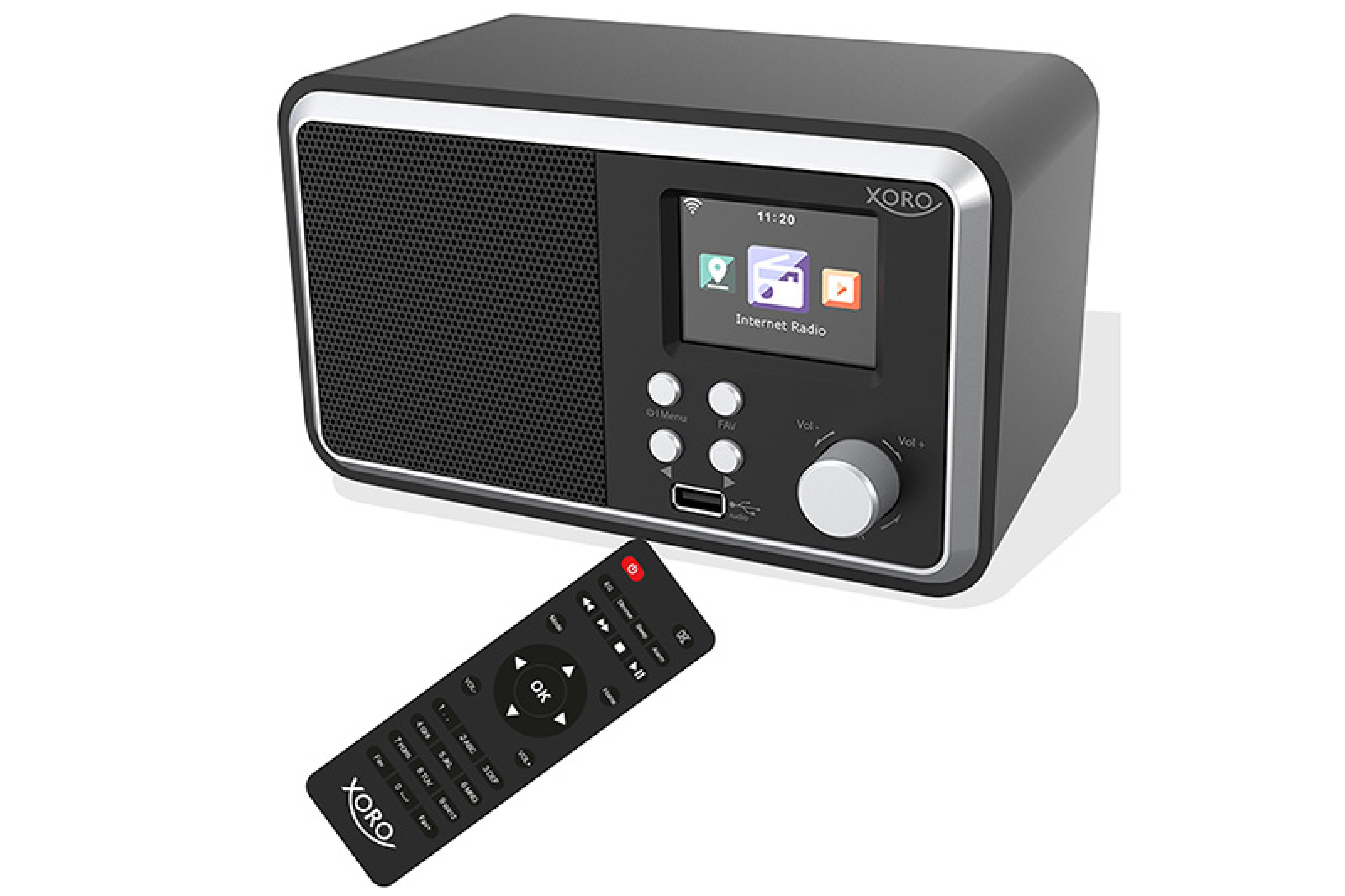 Xoro Internetradio DAB 300 IR DAB+ BT USB Farbdisplay