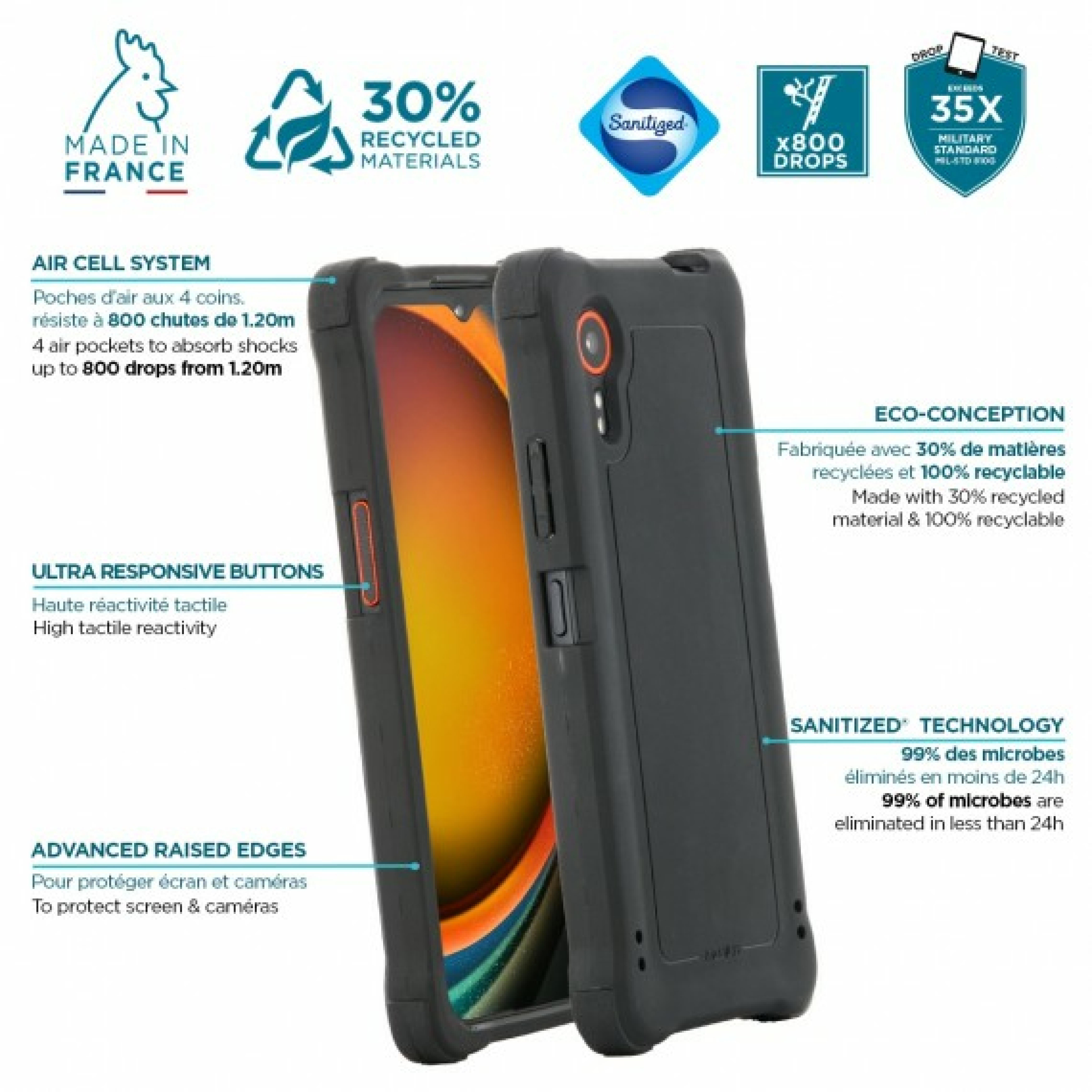 Mobilis PROTECH Case for Galaxy XCover 7 Soft bag