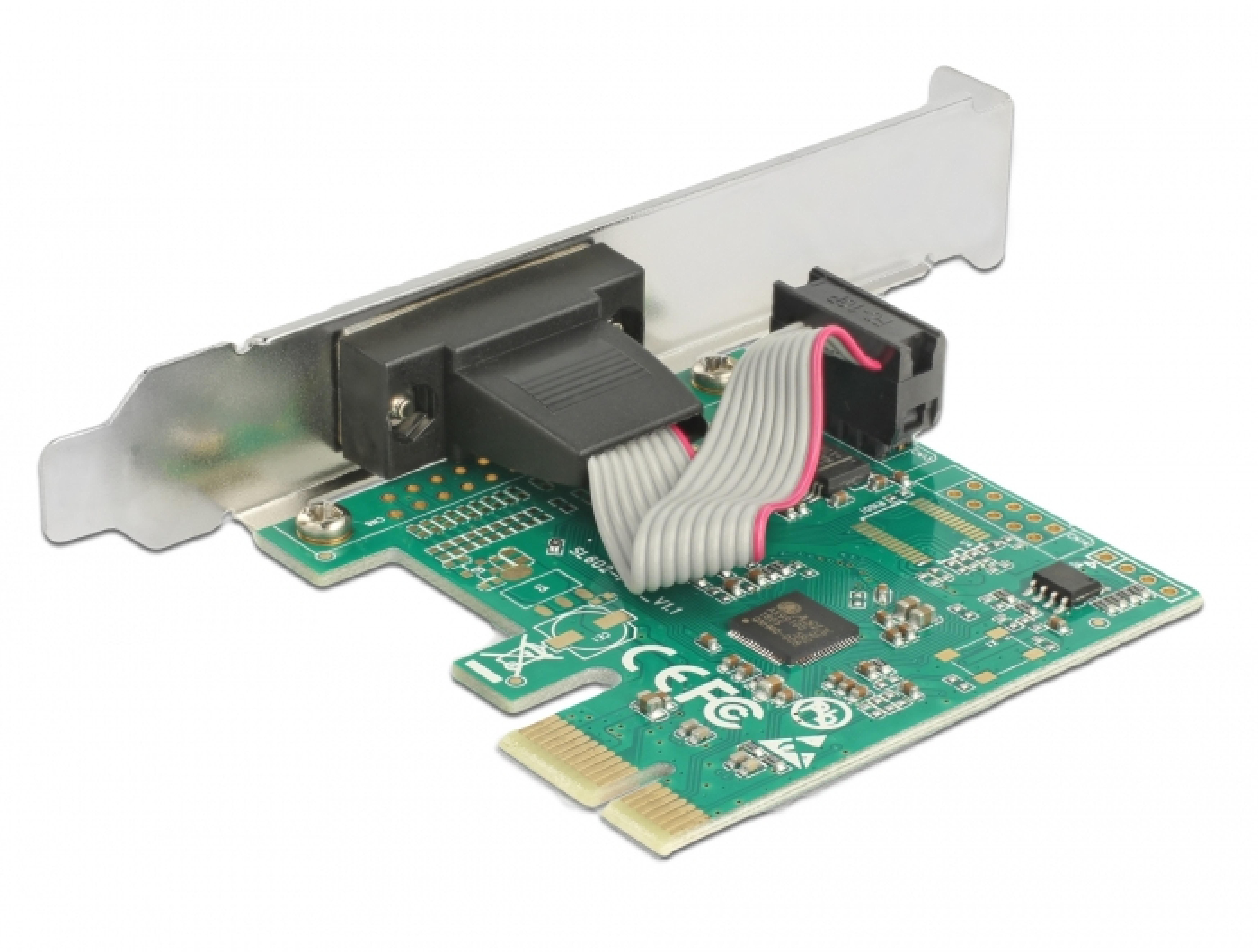 DELOCK PCI Express 1x Seriell + Low profile