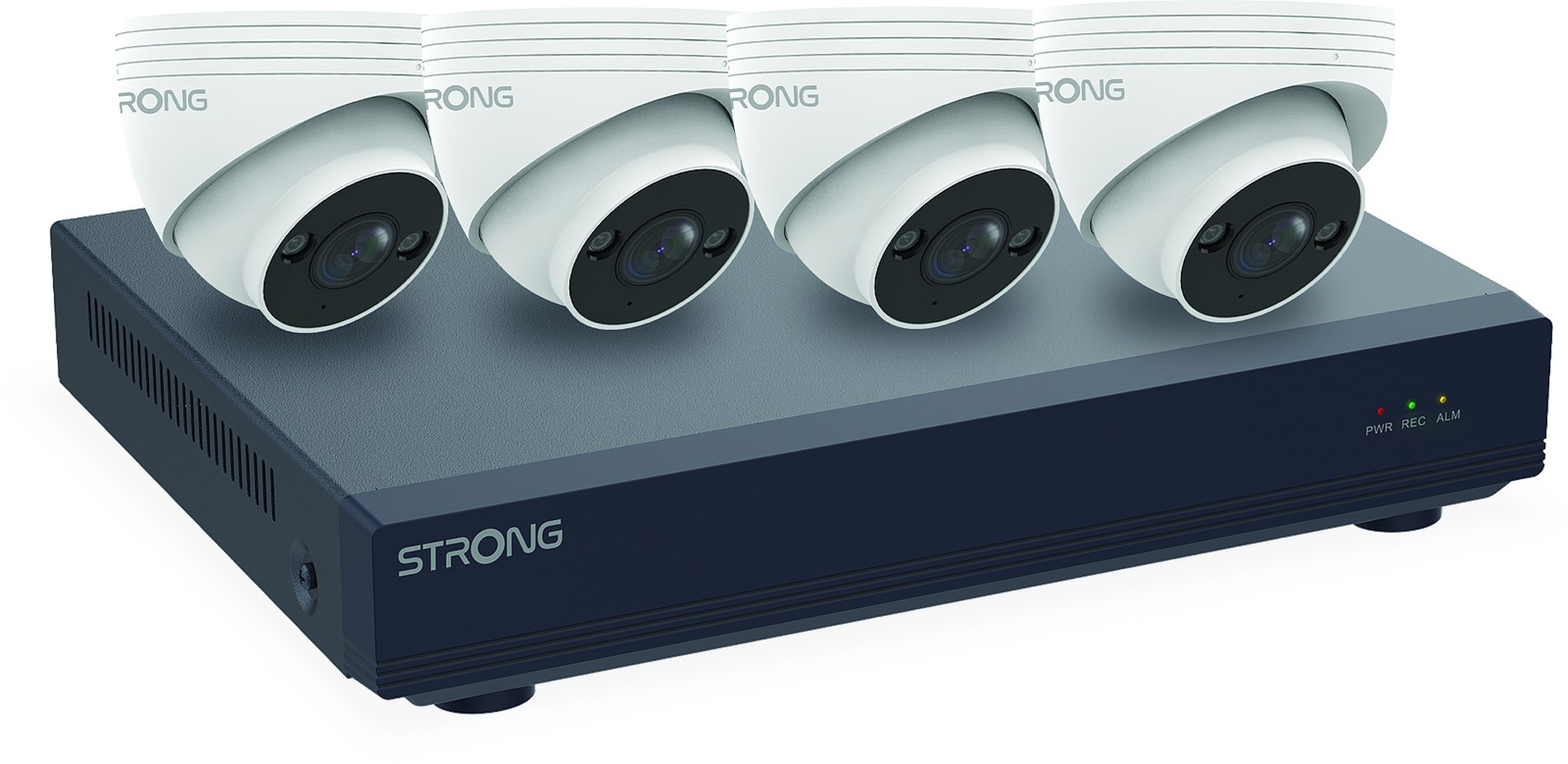 STRONG 12-Kanal-Netzwerkrekorder 8x PoE + 4x TUR05DL0-P