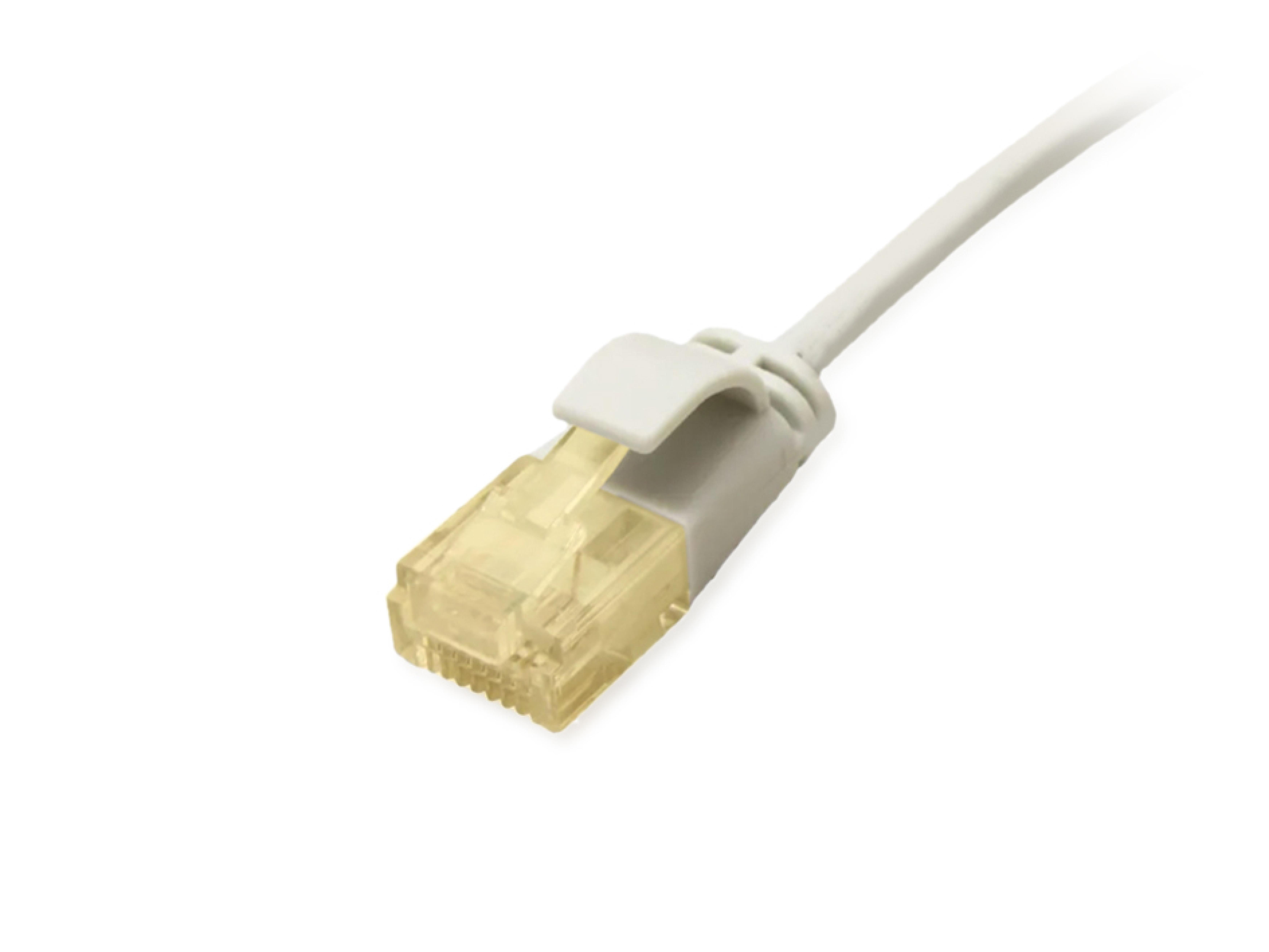 Equip Patchkabel Cat6A SlimFlex U/UTP 0.15m grau LSZH 2xRJ45 Polybeute