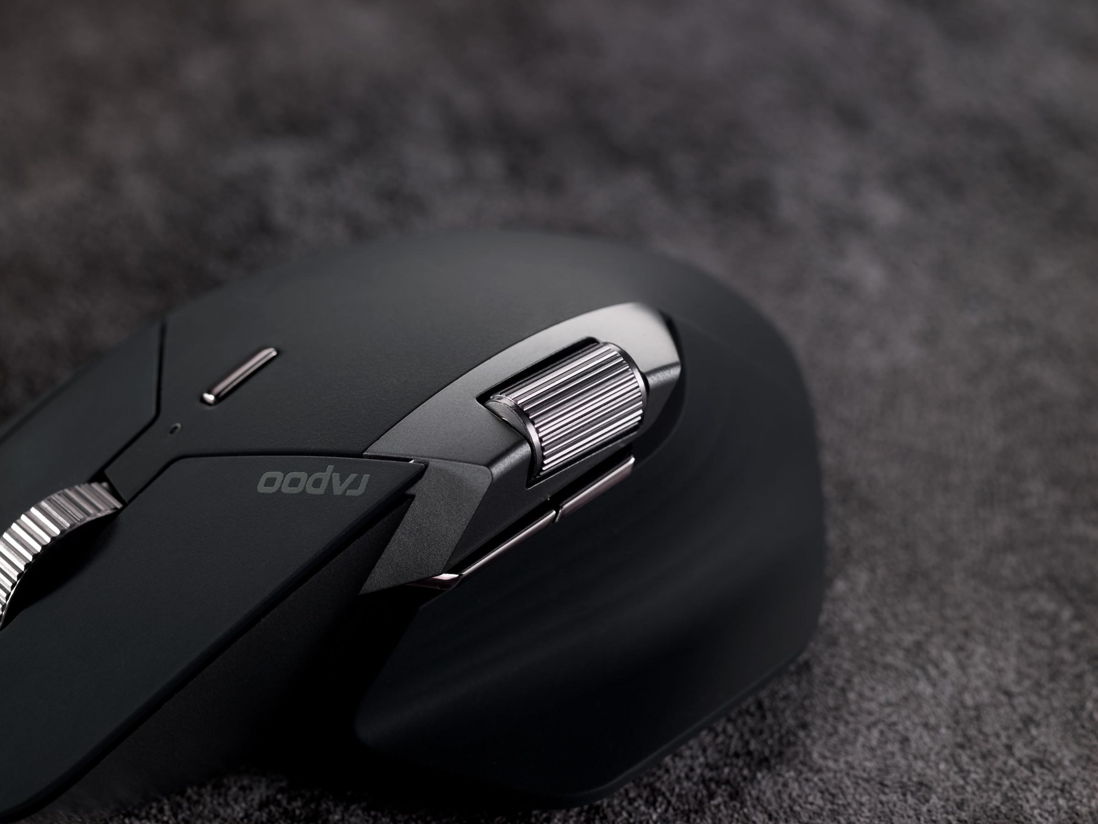 RAPOO MT760L - rechargeable Mouse Wireless, Bluetooth Light Black