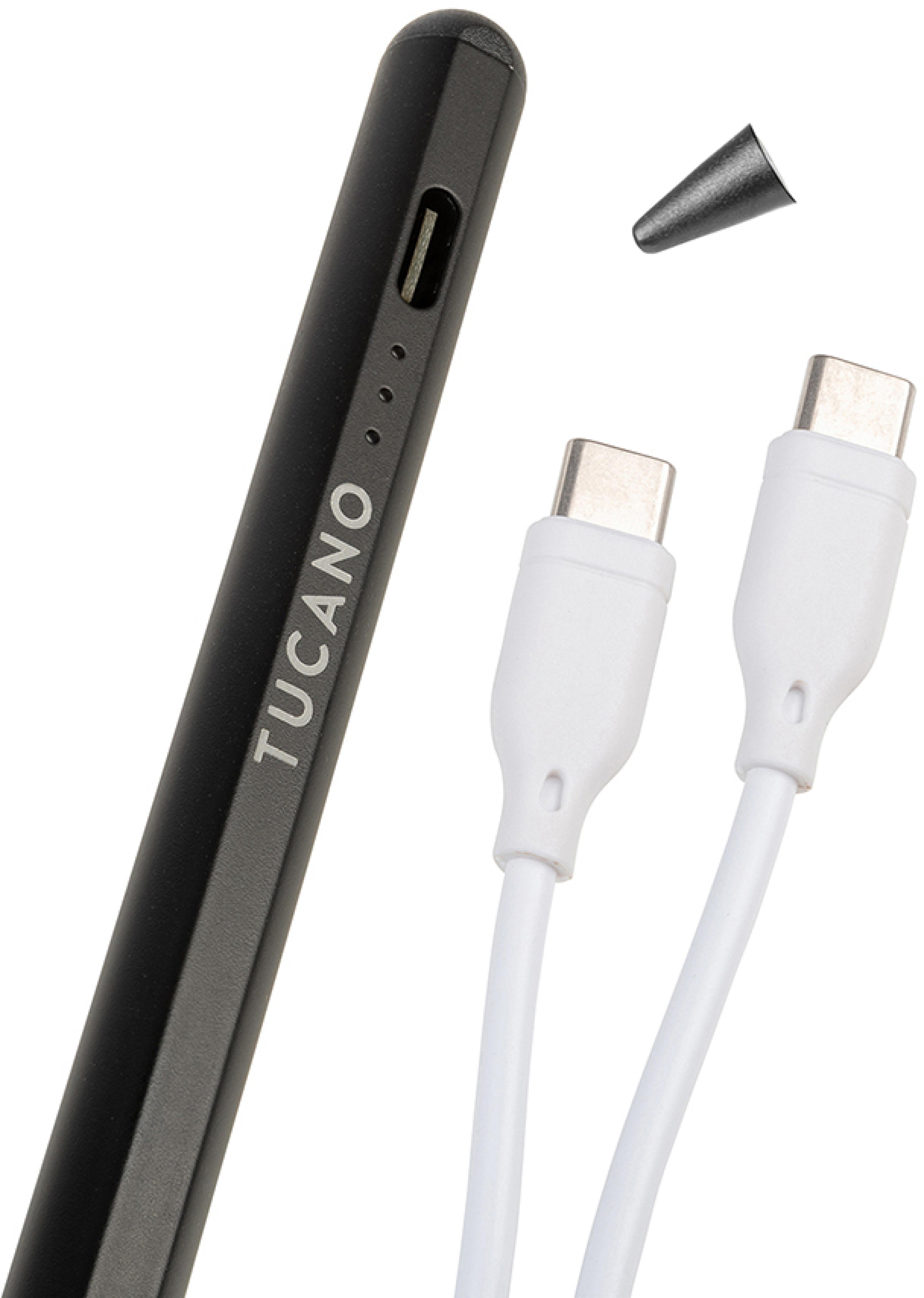 TUCANO UTILITY Stylus Stift für Tablets 95% devices (iPhone, smartphone and tablet), all iPads, schwarz