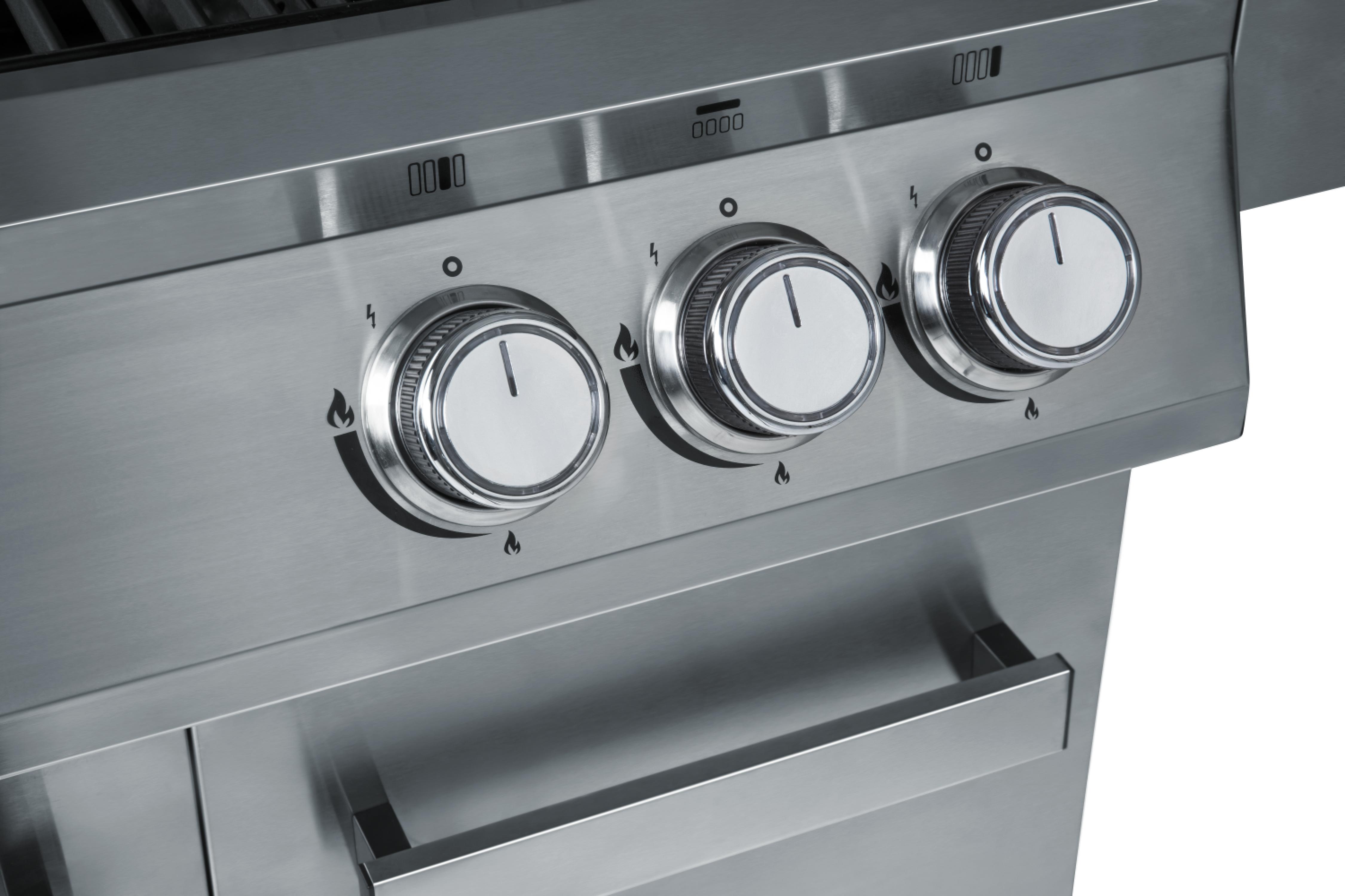 CHEF CUISINE Premium Edelstahl Gasgrill 4+2 Brenner