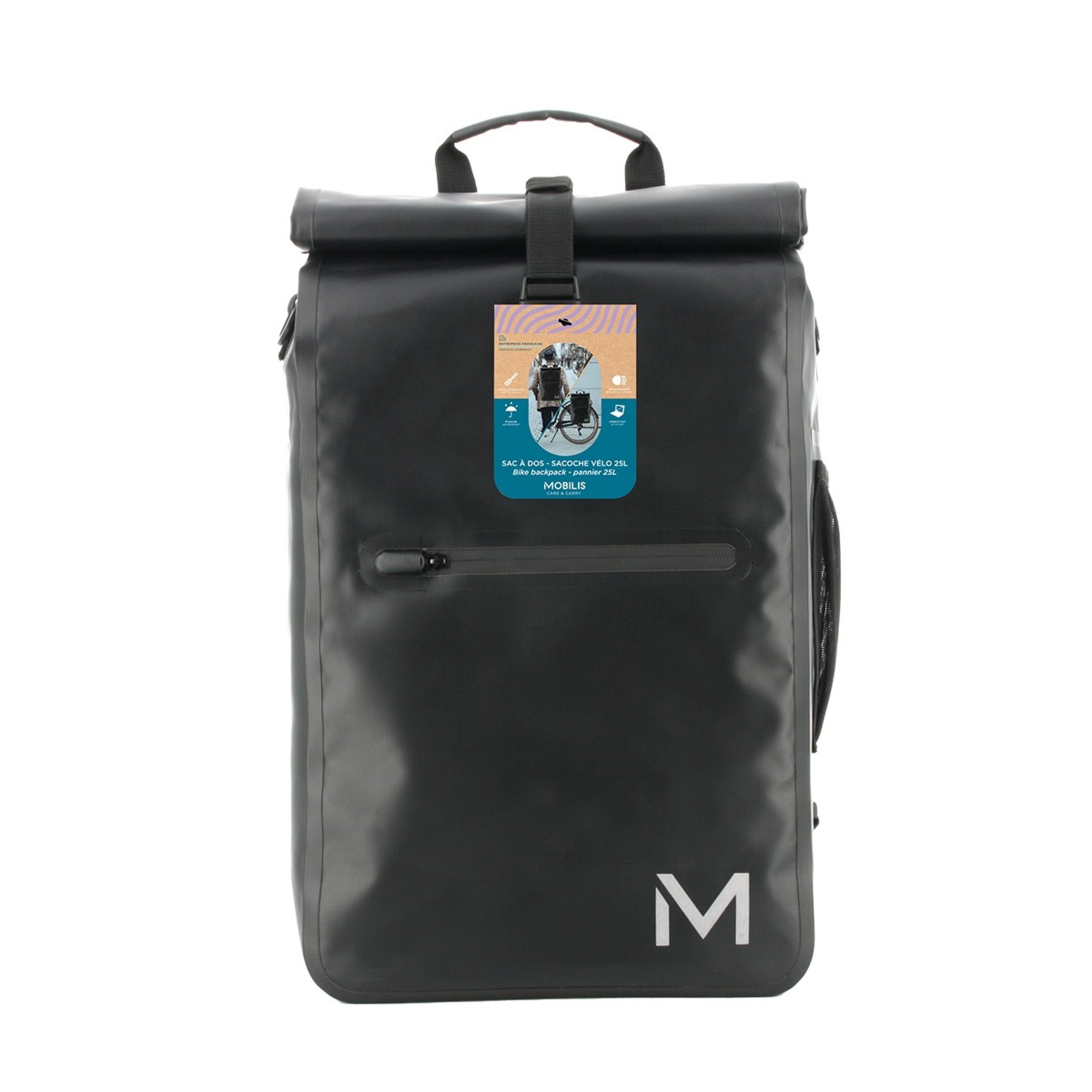 Mobilis BIKE - Bike Backpack / Pannier 25L 14-15,6" - Black