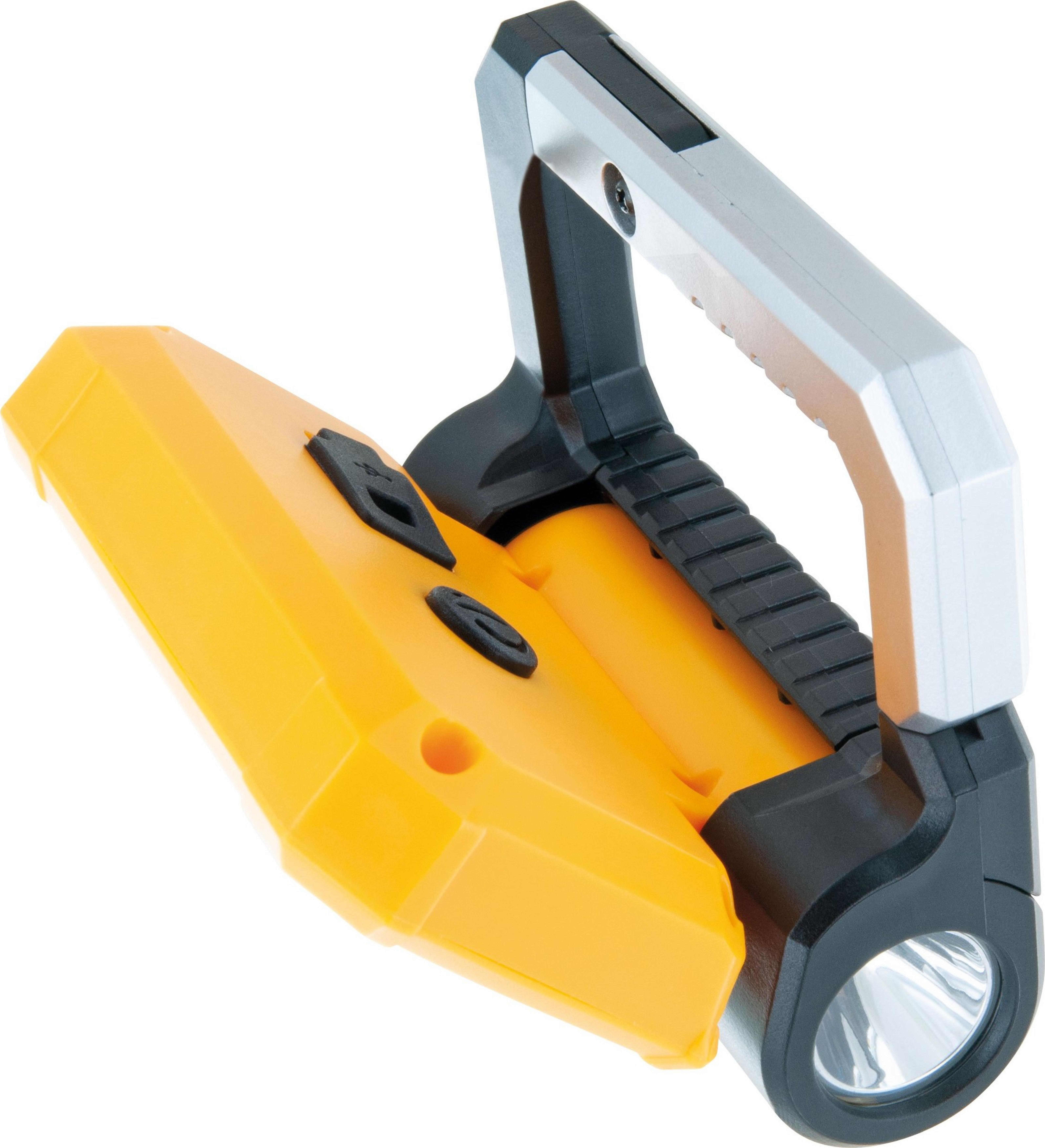 Schwaiger 2 in 1 LED Arbeitsleuchte 300 Lumen Schwarz/Gelb