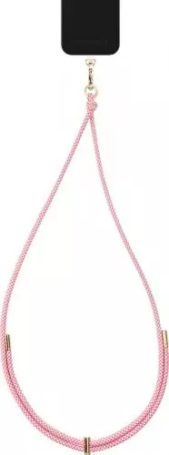 Handykette in Rosa mit Gold-Akzenten zur sicheren Befestigung des Smartphones