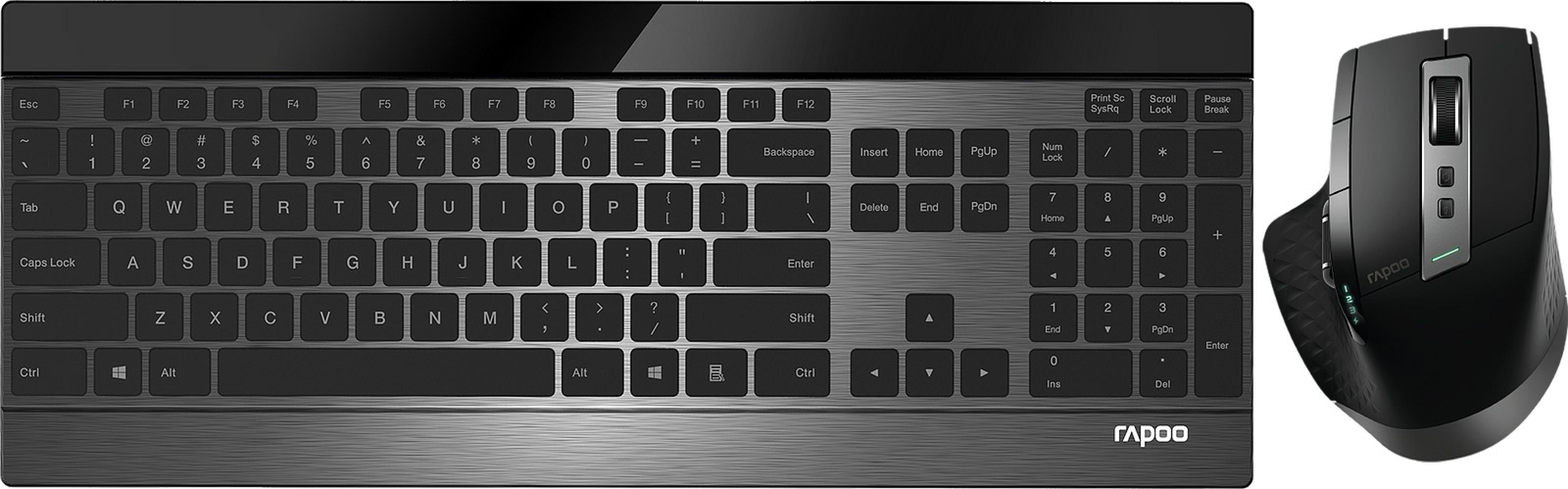 RAPOO 9900M.DE.BLCK Multi-Mode Desktop Combo set