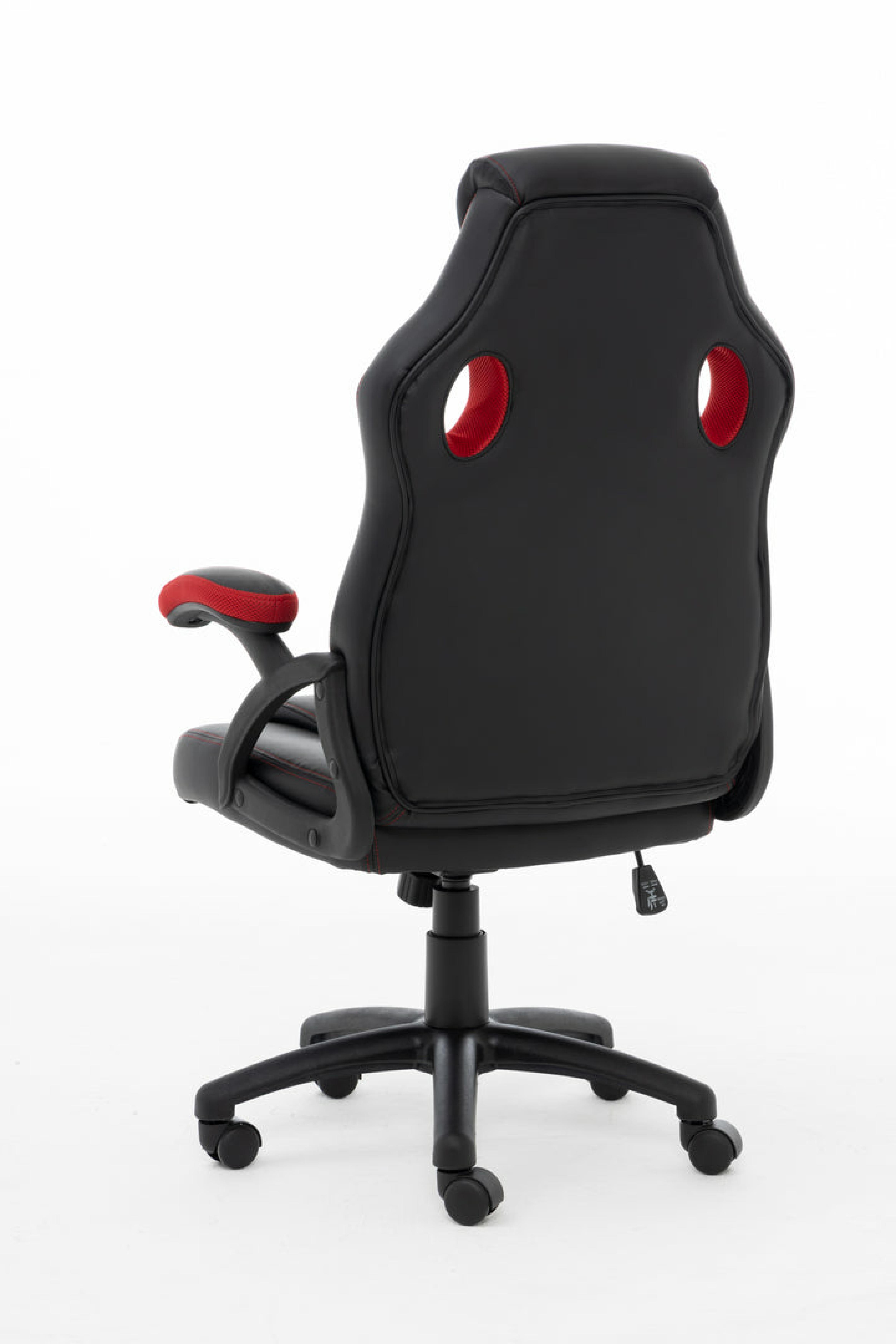 Raptor Gaming Stuhl GS-40 PU + Fabric schwarz/rot