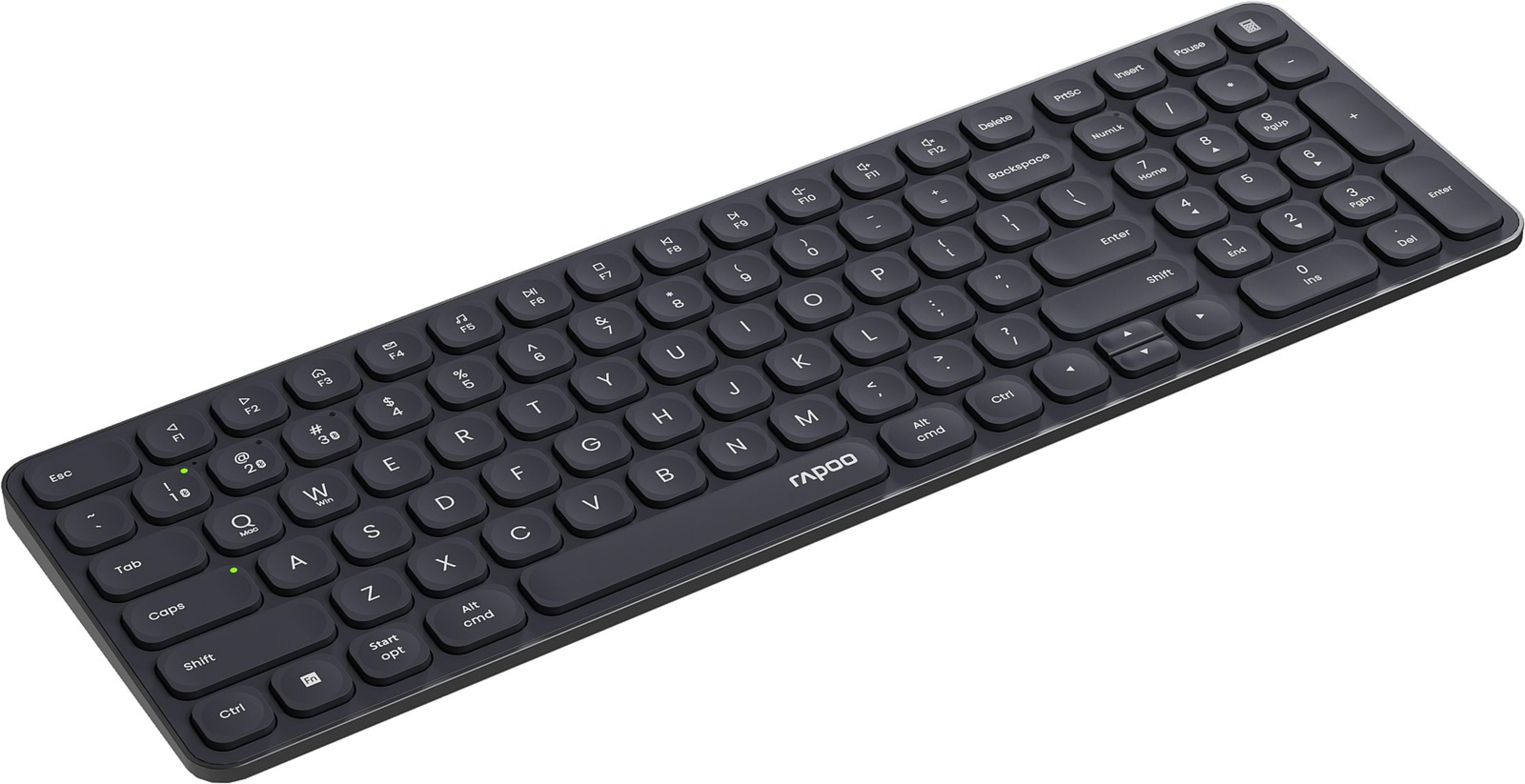 RAPOO E9710M.DE.DARK GREY Multi-Mode Wireless Keyboard