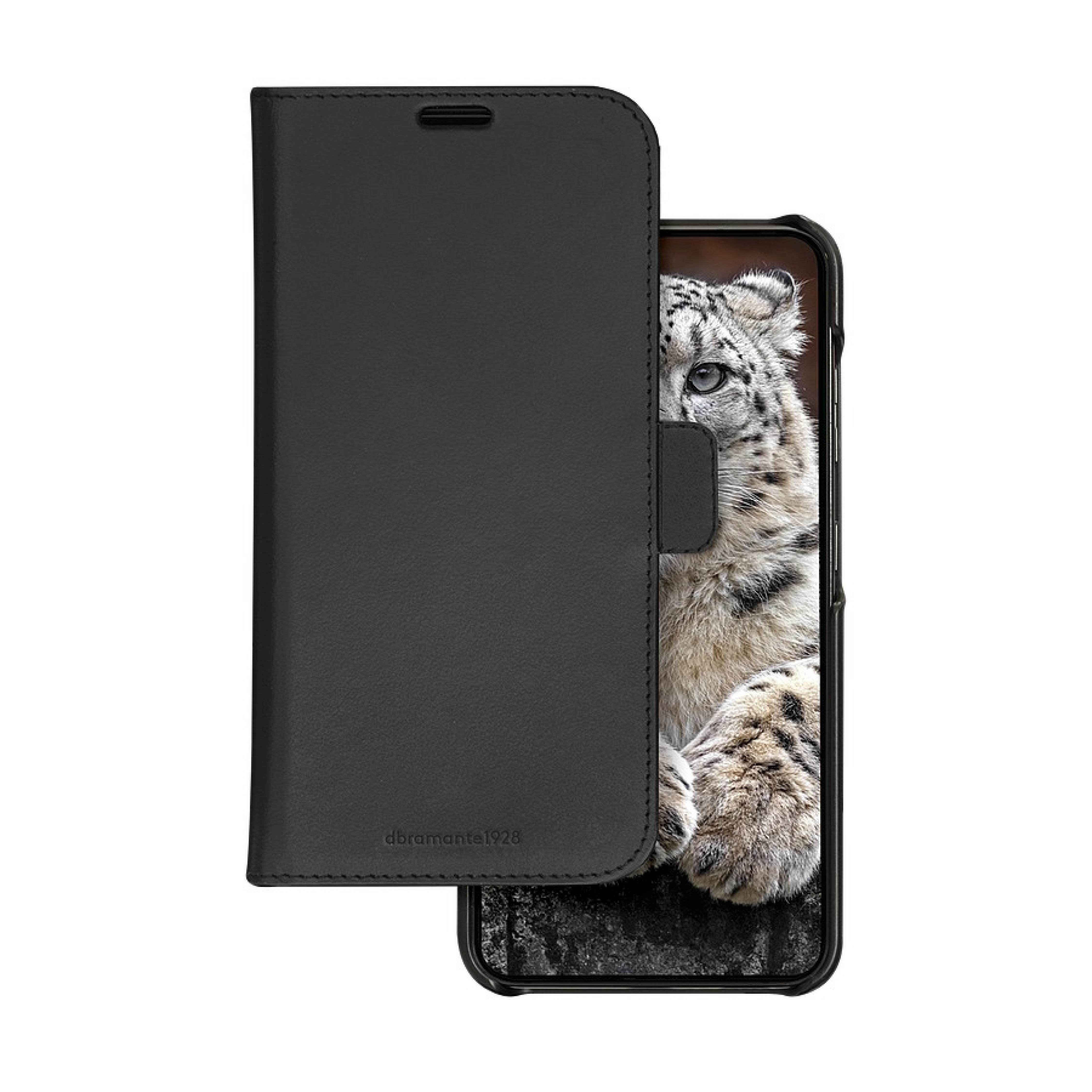 DBRAMANTE1928 Lynge - Galaxy S24 - Full-grain leather - Black