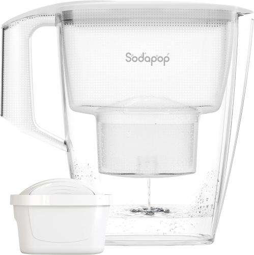 SODAPOP Wasserfilterkanne Selina, 1,5 Liter, weiß