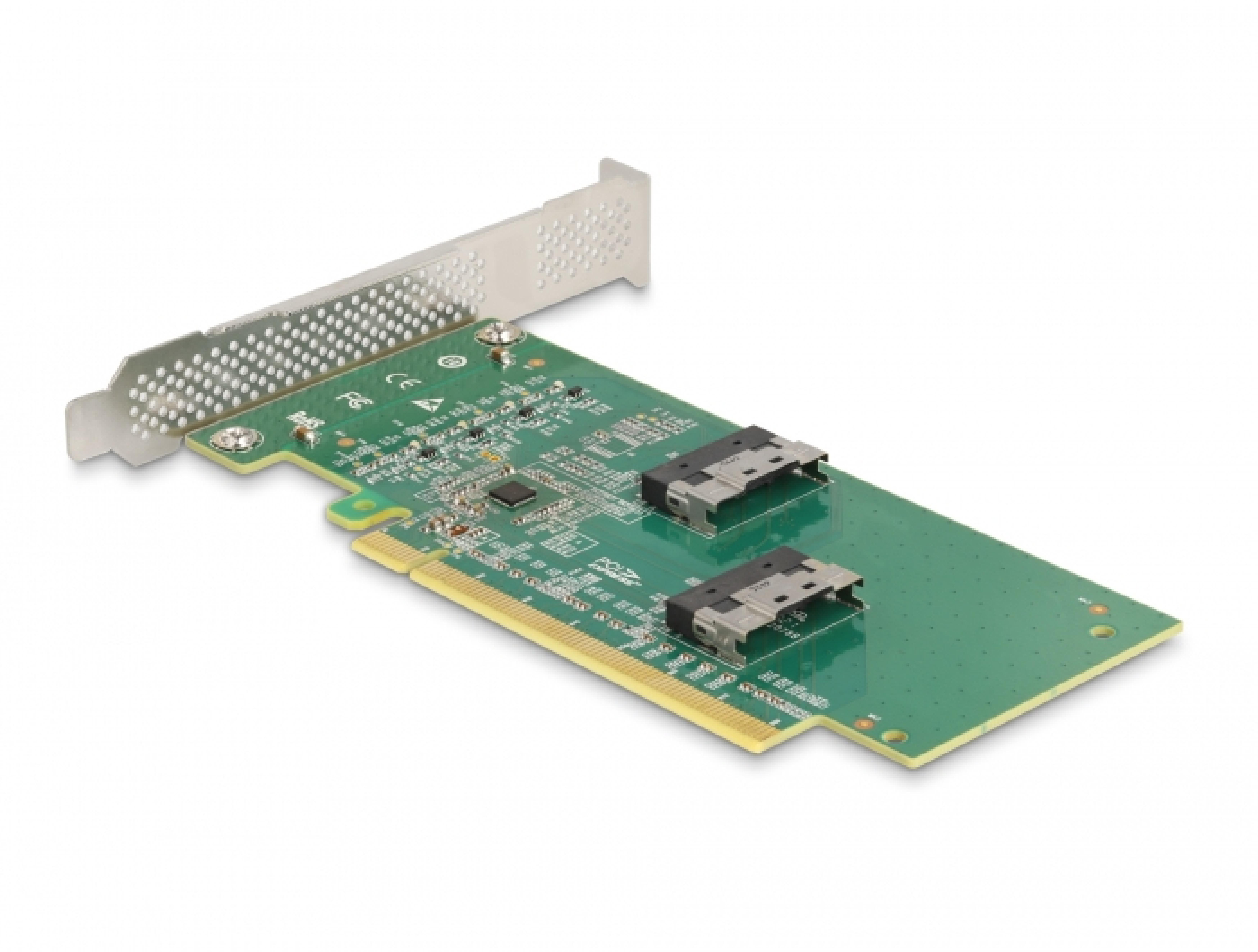 DELOCK PCI Express 4.0 x16 Karte zu 4 x SFF-8639 NVMe