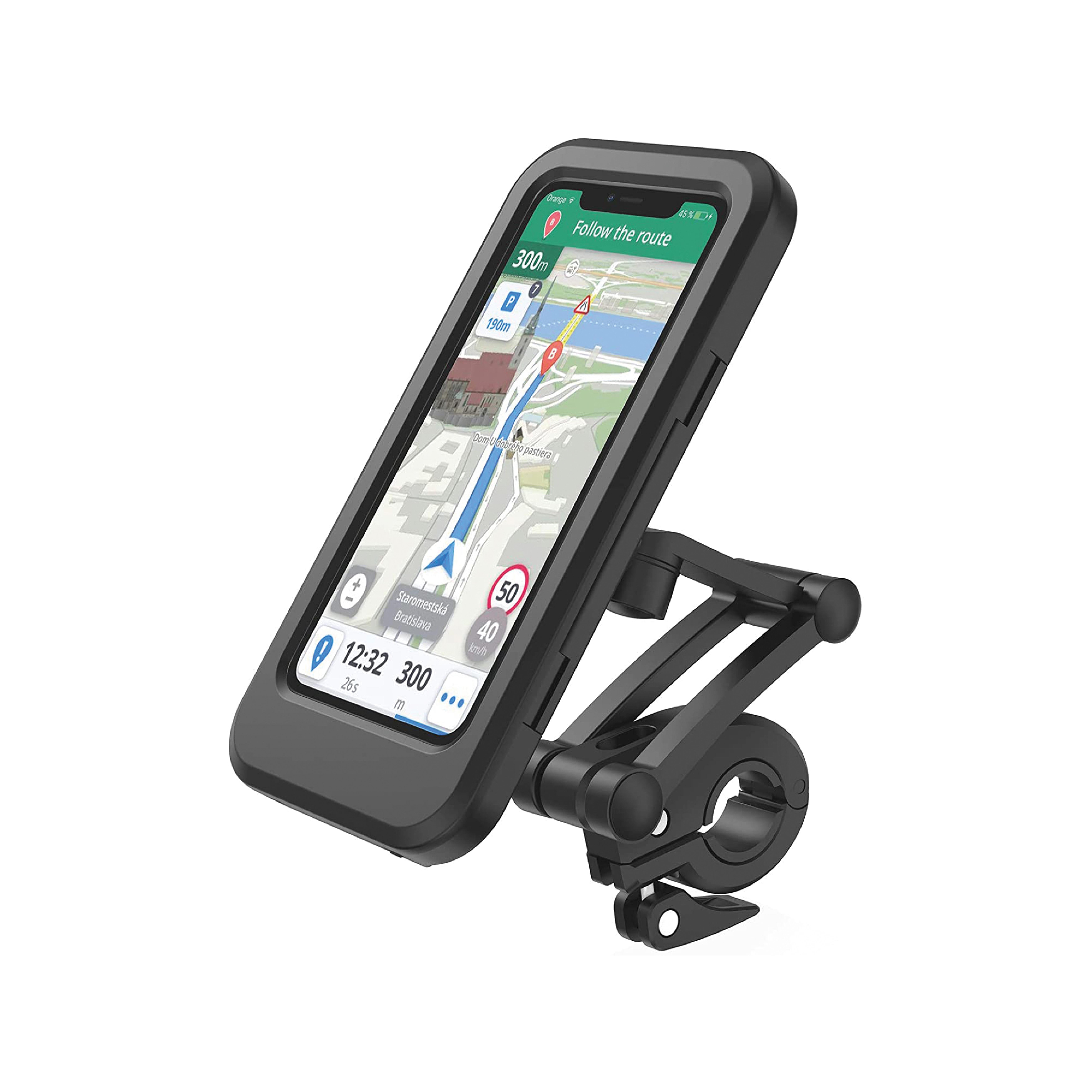 RealPower Smartphone Halterung RadTour fuer Fahrraeder/E-Bikes