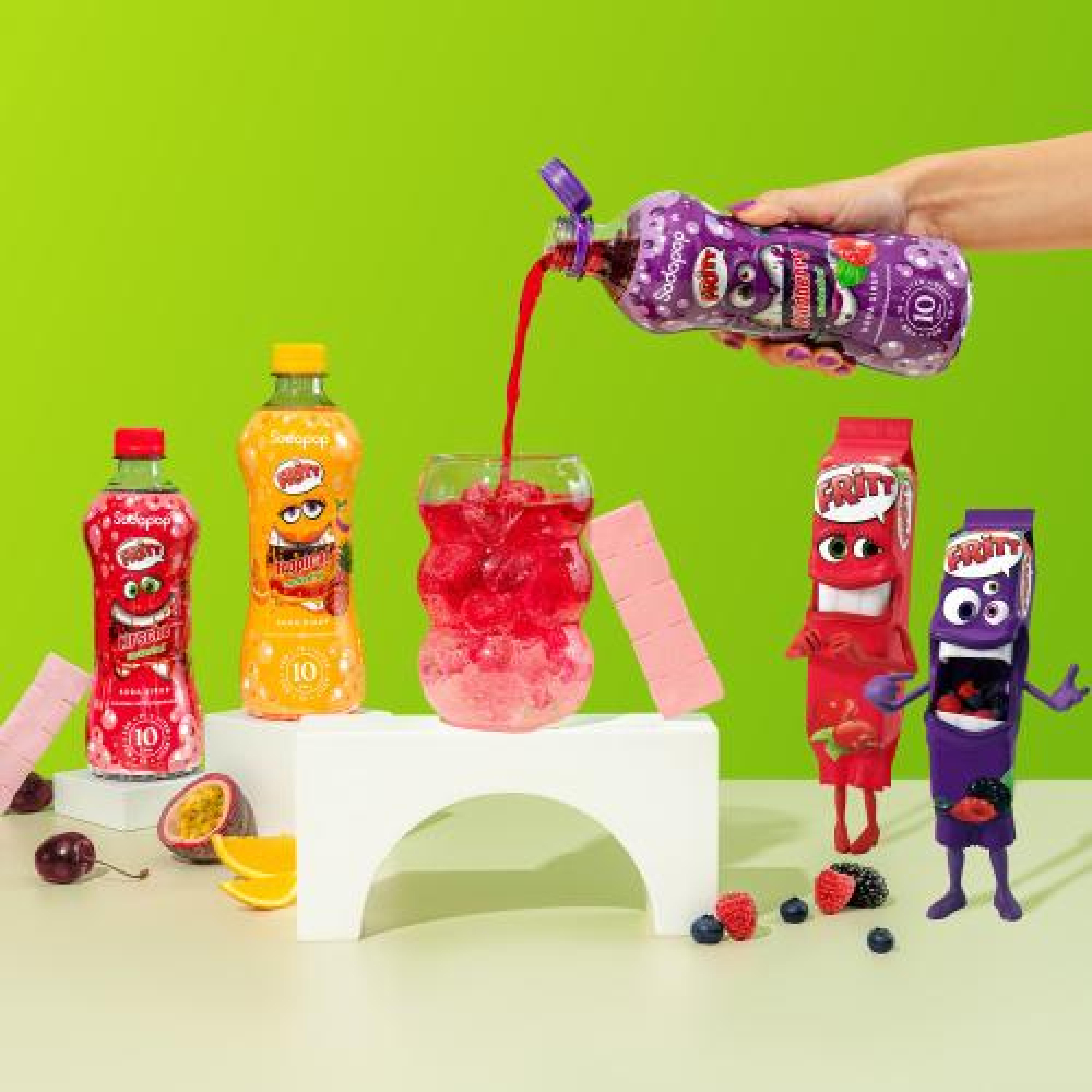 SODAPOP FRITT Sirup 3er Set (je 1 Flasche)