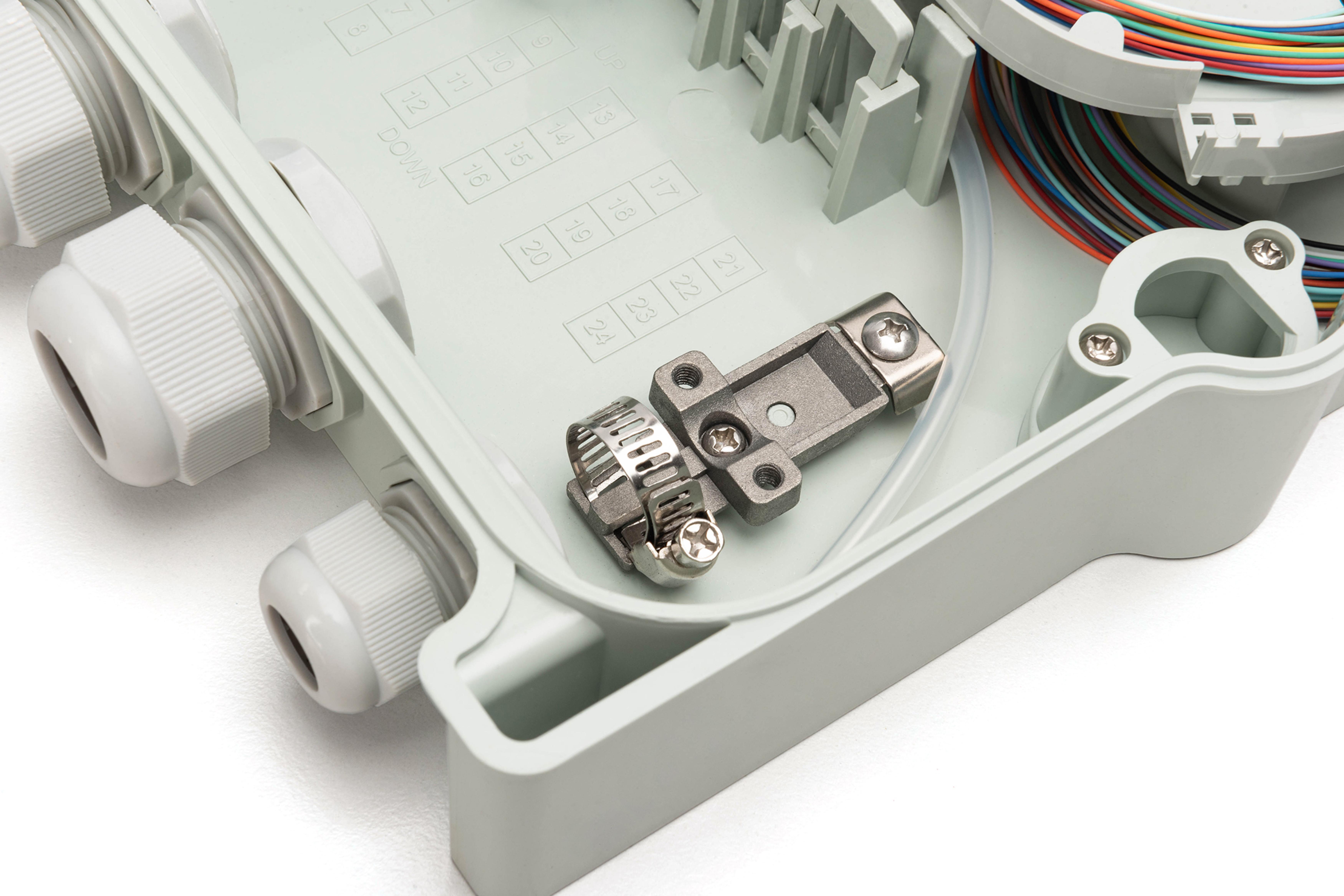 DIGITUS FTTH Box bestueckt OS2 12Fasern LC/PC
